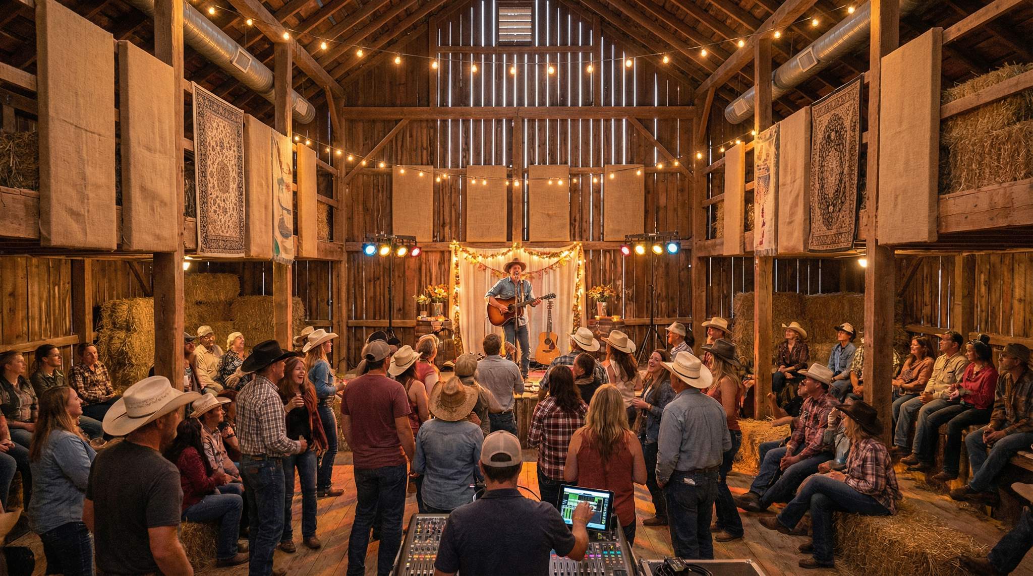 Barns and Halls: Making Indoor Country Music Festivals Intimate, Not Echoey
