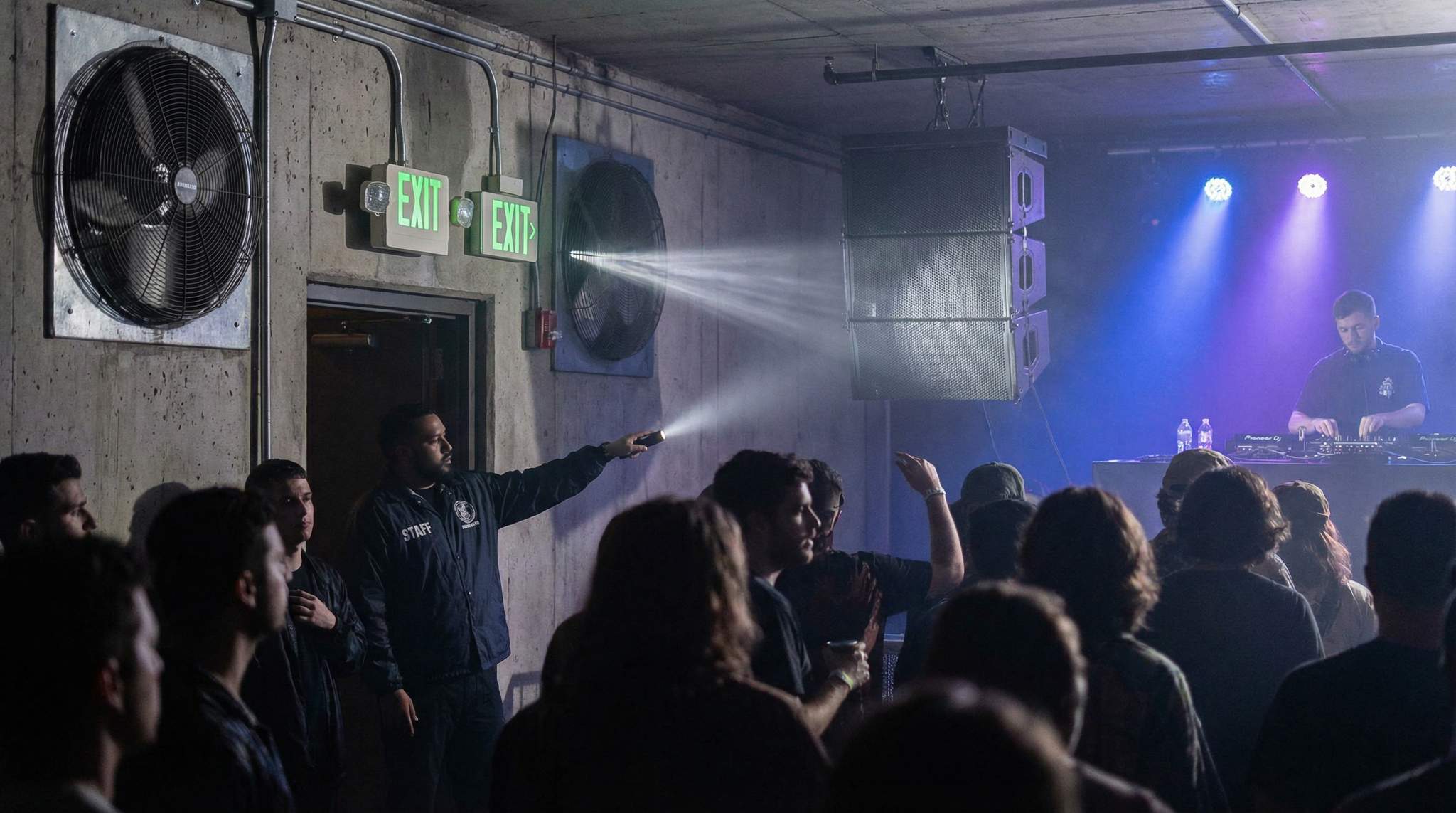 Basement Safety at Bass Music Festivals: Egress, Ventilation, and Heat