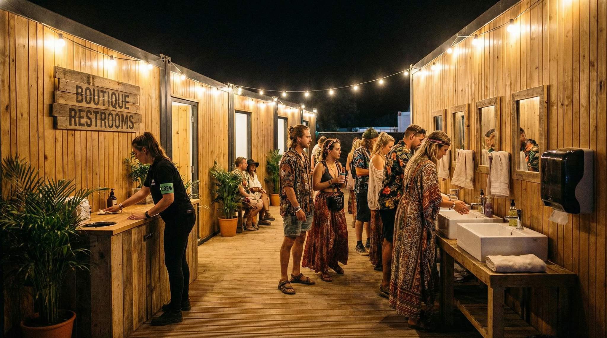 Boutique Festival Bathrooms: Cleanliness, Privacy, and Design