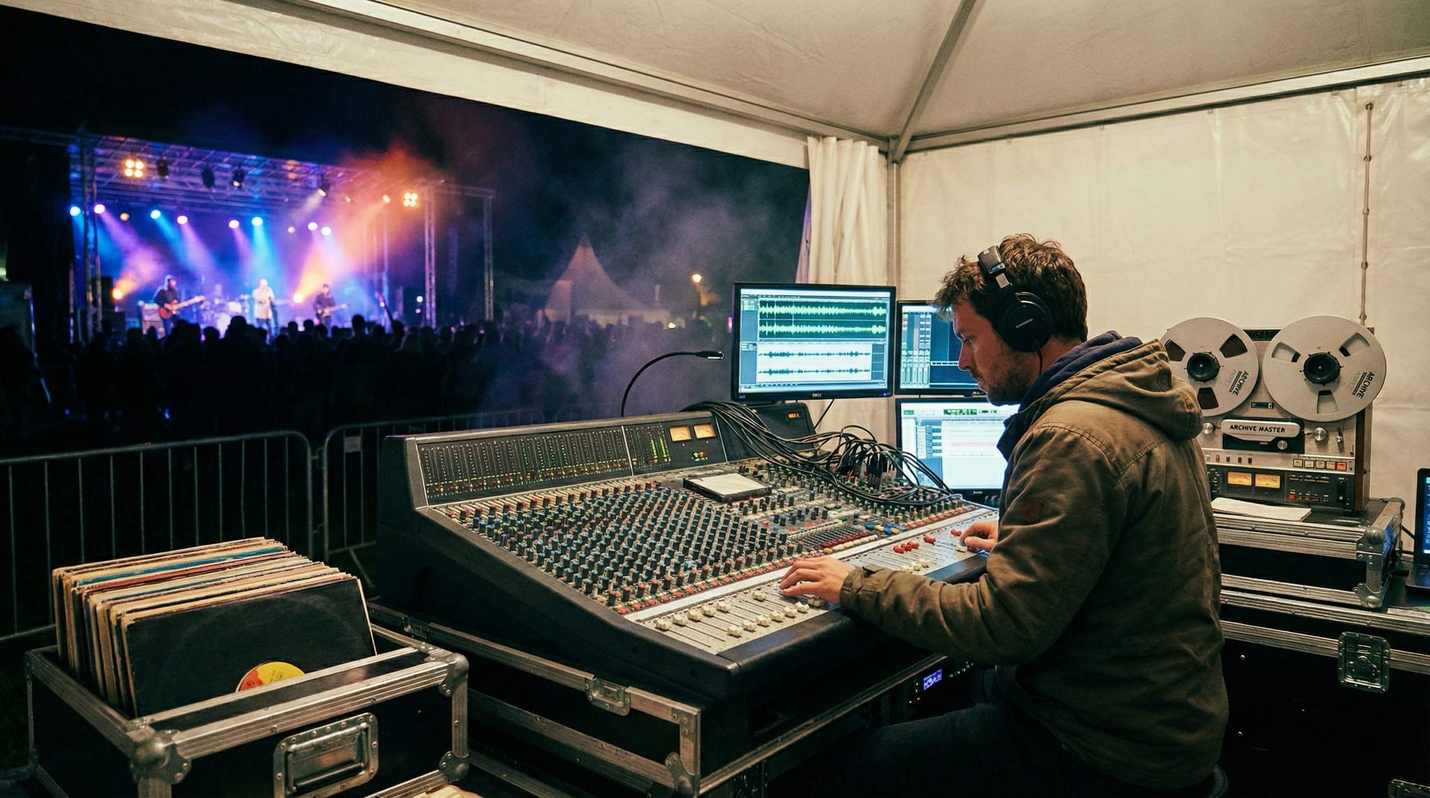 Capturing Festival Audio for Archives and Vinyl Singles