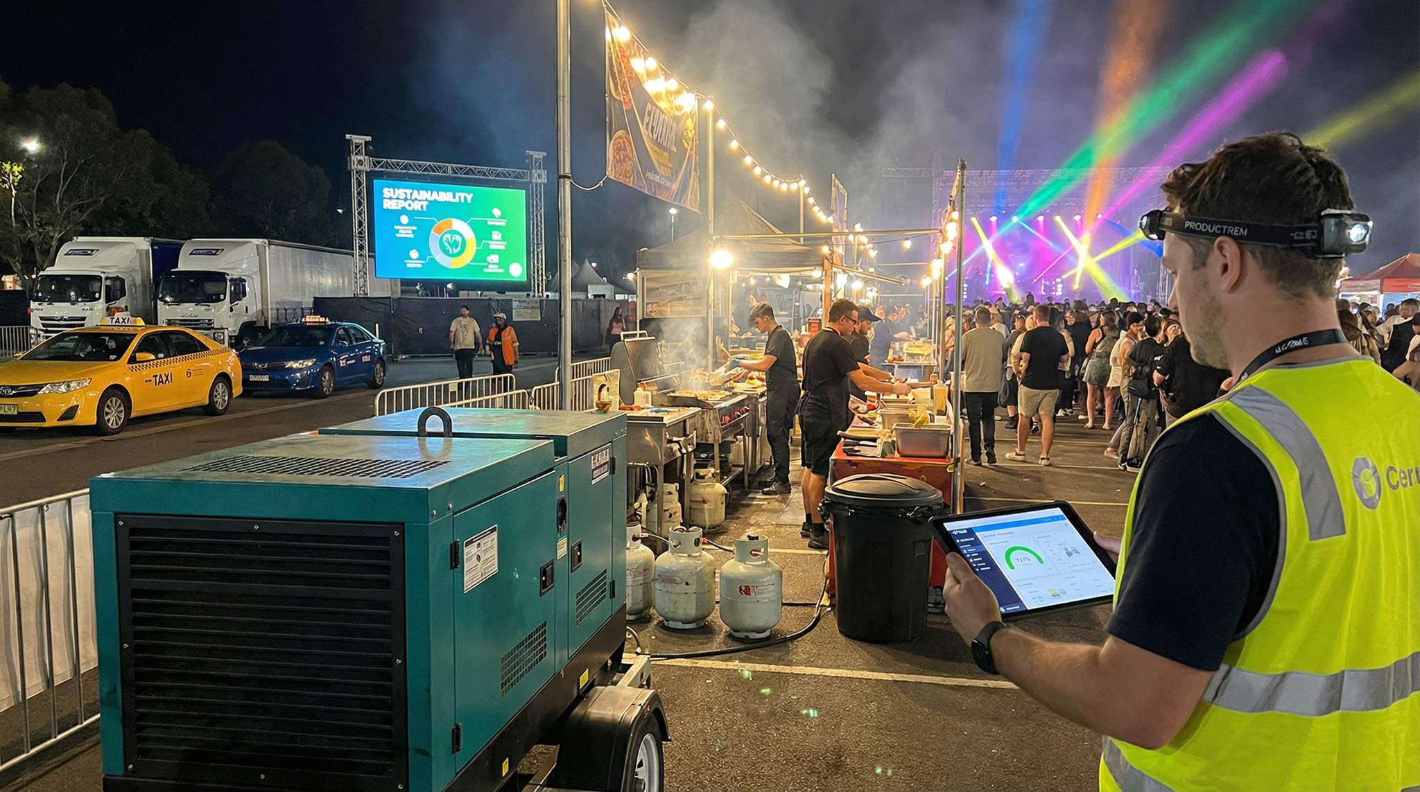 Carbon Accounting for Food Festivals: Power, Propane & Transport