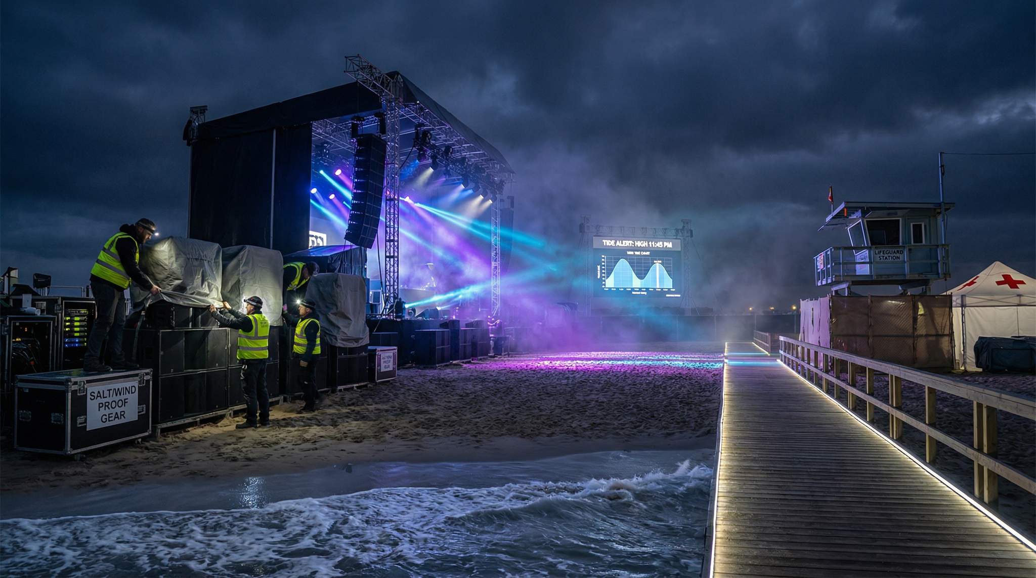 Case Study: Beaches &amp; Boardwalks at 140&ndash;174 BPM &ndash; A Beach-Safe Bass Festival Blueprint