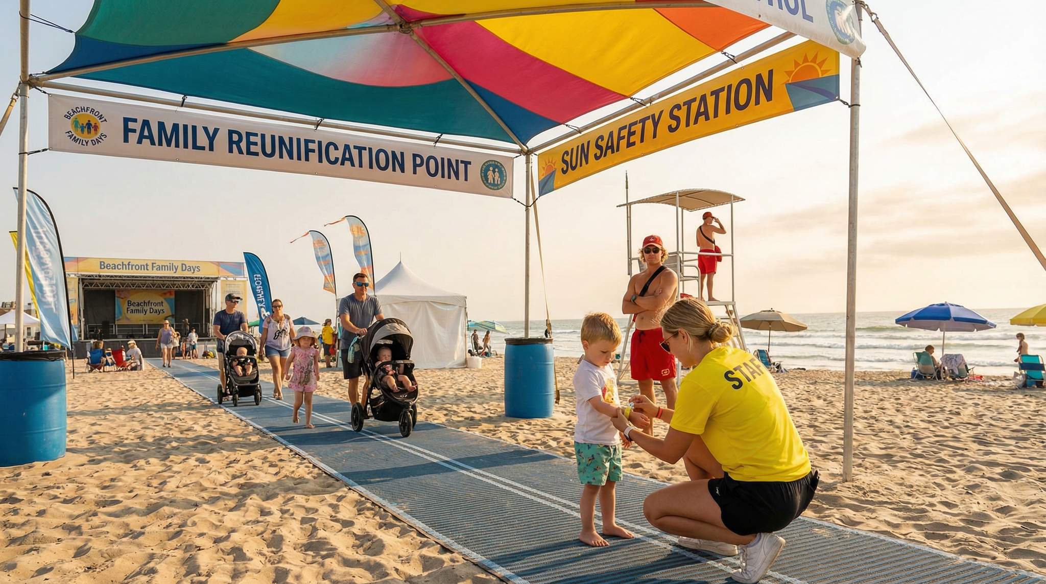 Beachfront Family Days turned a beautiful beach into a safe, family-friendly festival – discover how its organisers managed sun, sand, wind, water safety and more.
