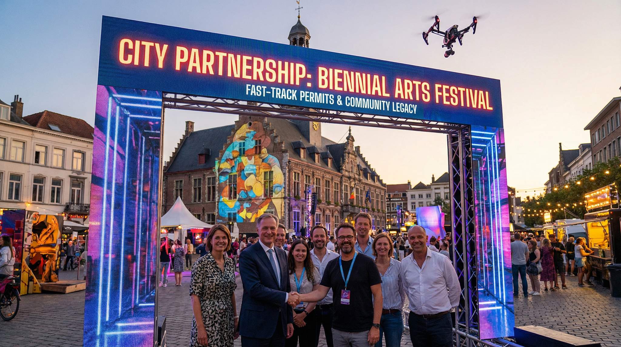 City partnerships supercharge cultural festivals – discover how biennial events leverage fast-tracked permits, community legacy projects, and spur local economies.

