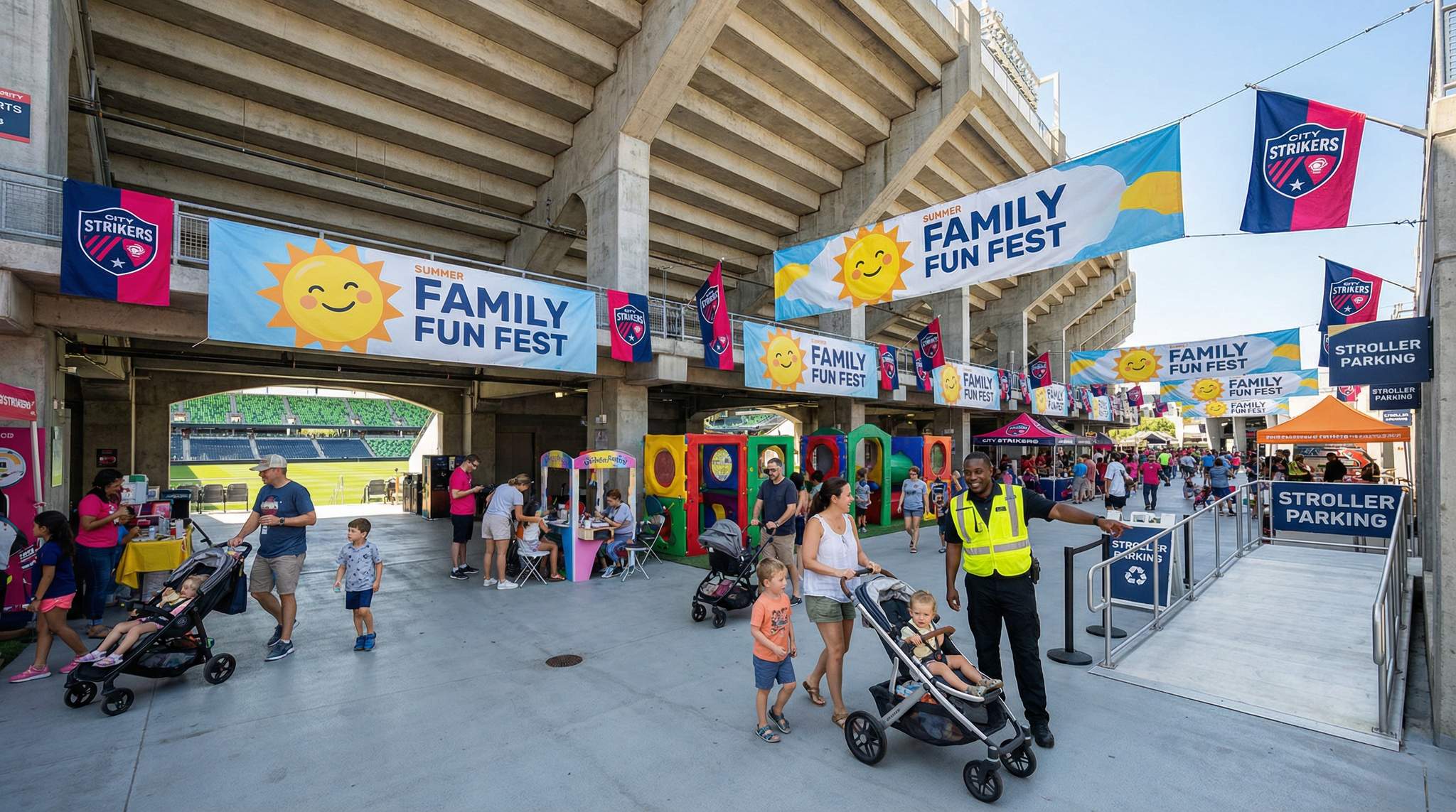 Case Study: Sports Stadium Precinct Family Festivals