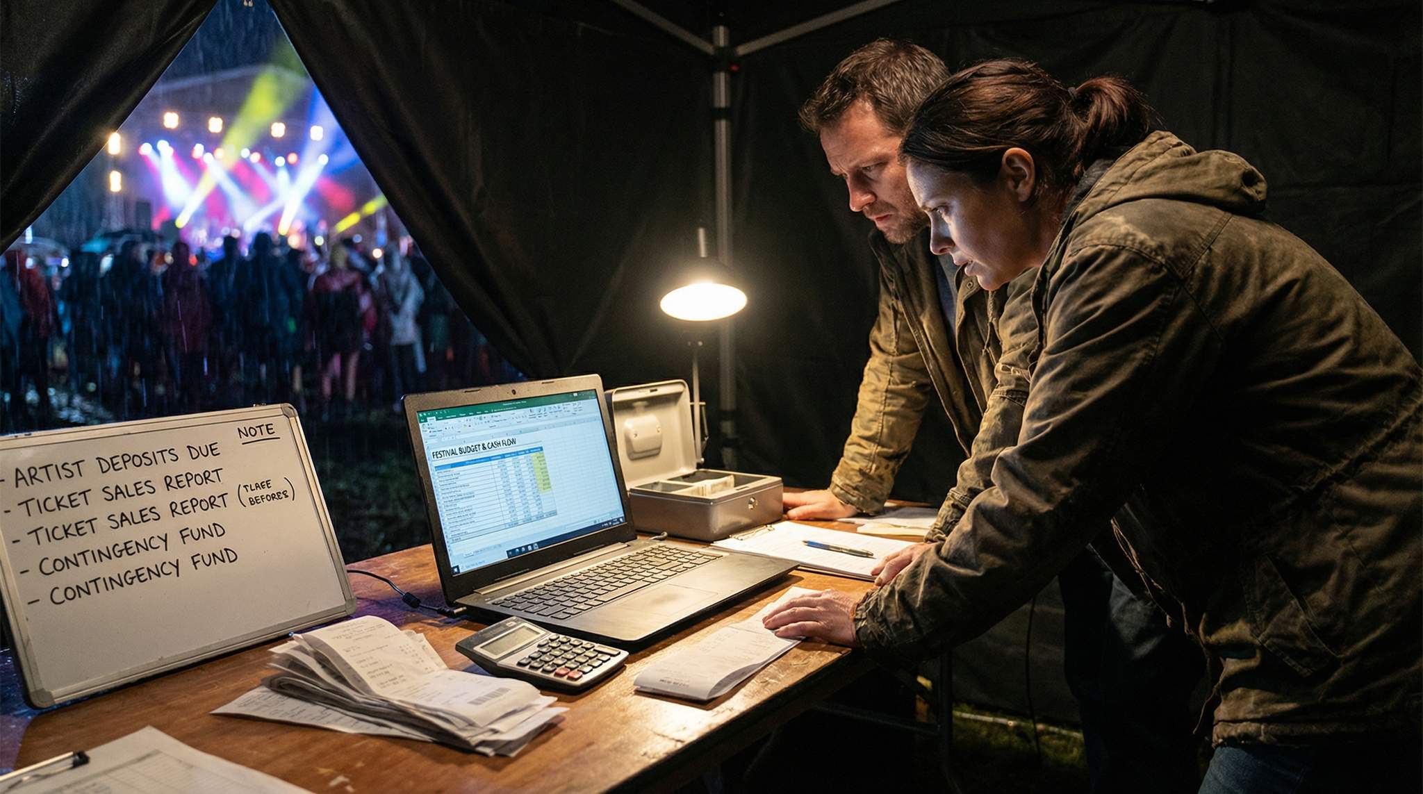 Cash flow secrets for small-margin festivals: Align spending with ticket sales, negotiate vendor timelines, keep a rainy-day reserve, and avoid cash crunches.
