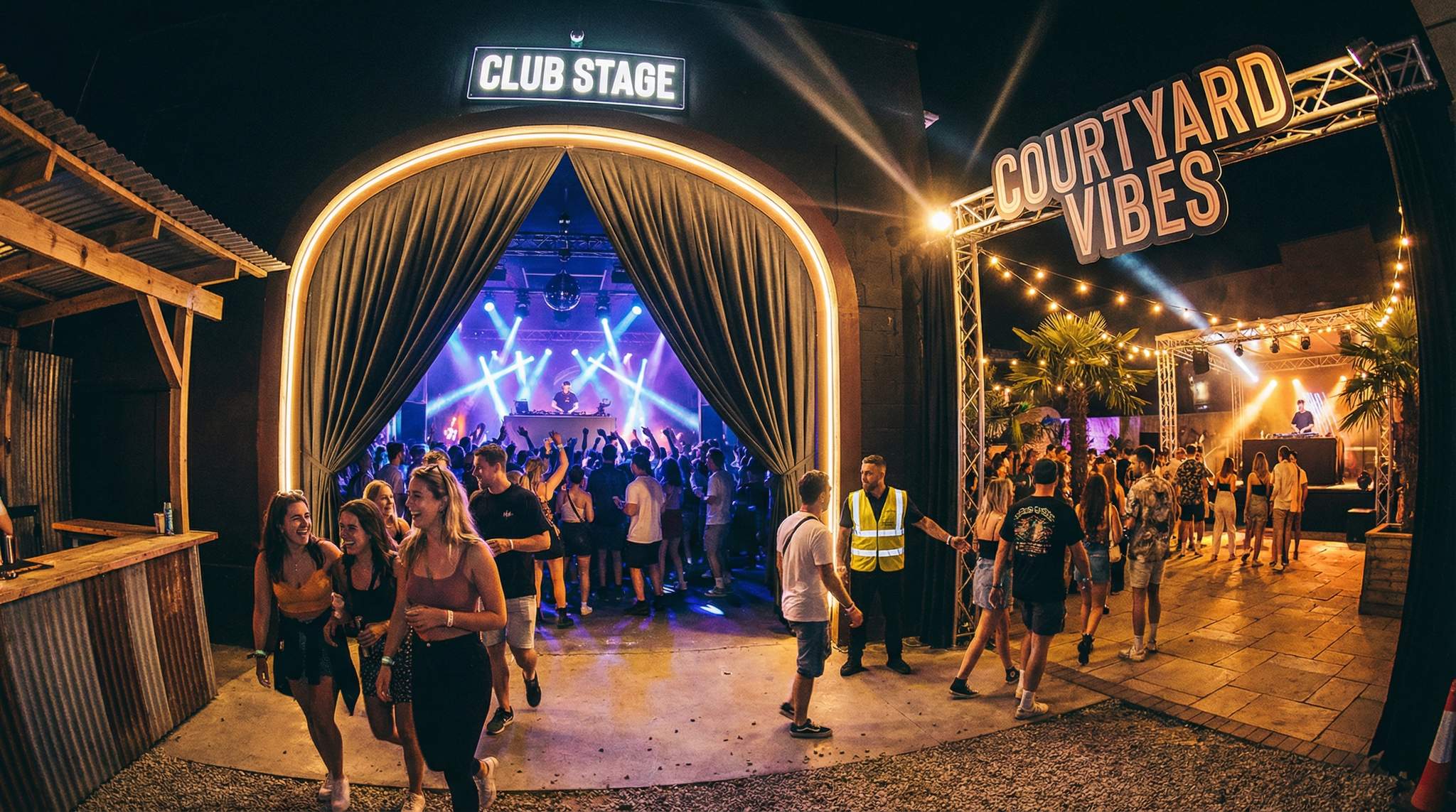 Club + Courtyard Festival Hybrids: Achieving Inside-Outside Flow