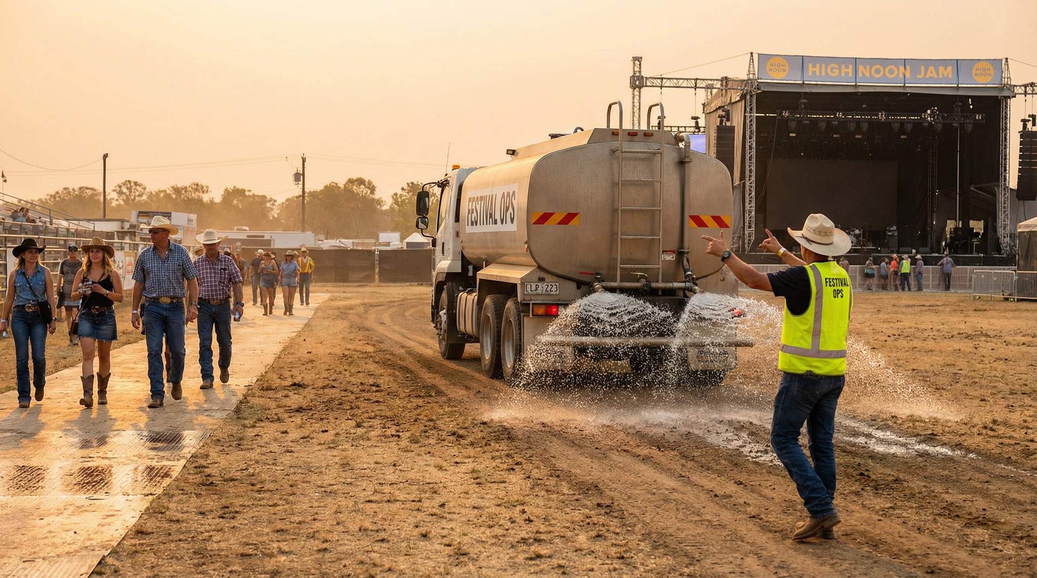 Dust Control at Arenas and Fairgrounds: Keeping Country Music Festivals Dust-Free