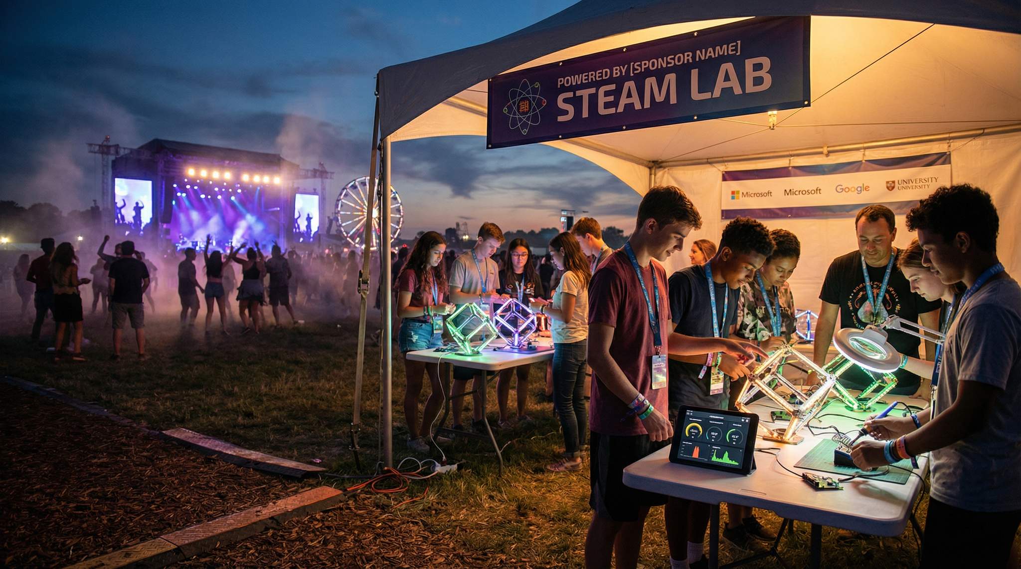 Make your festival an educational playground that sponsors love.
