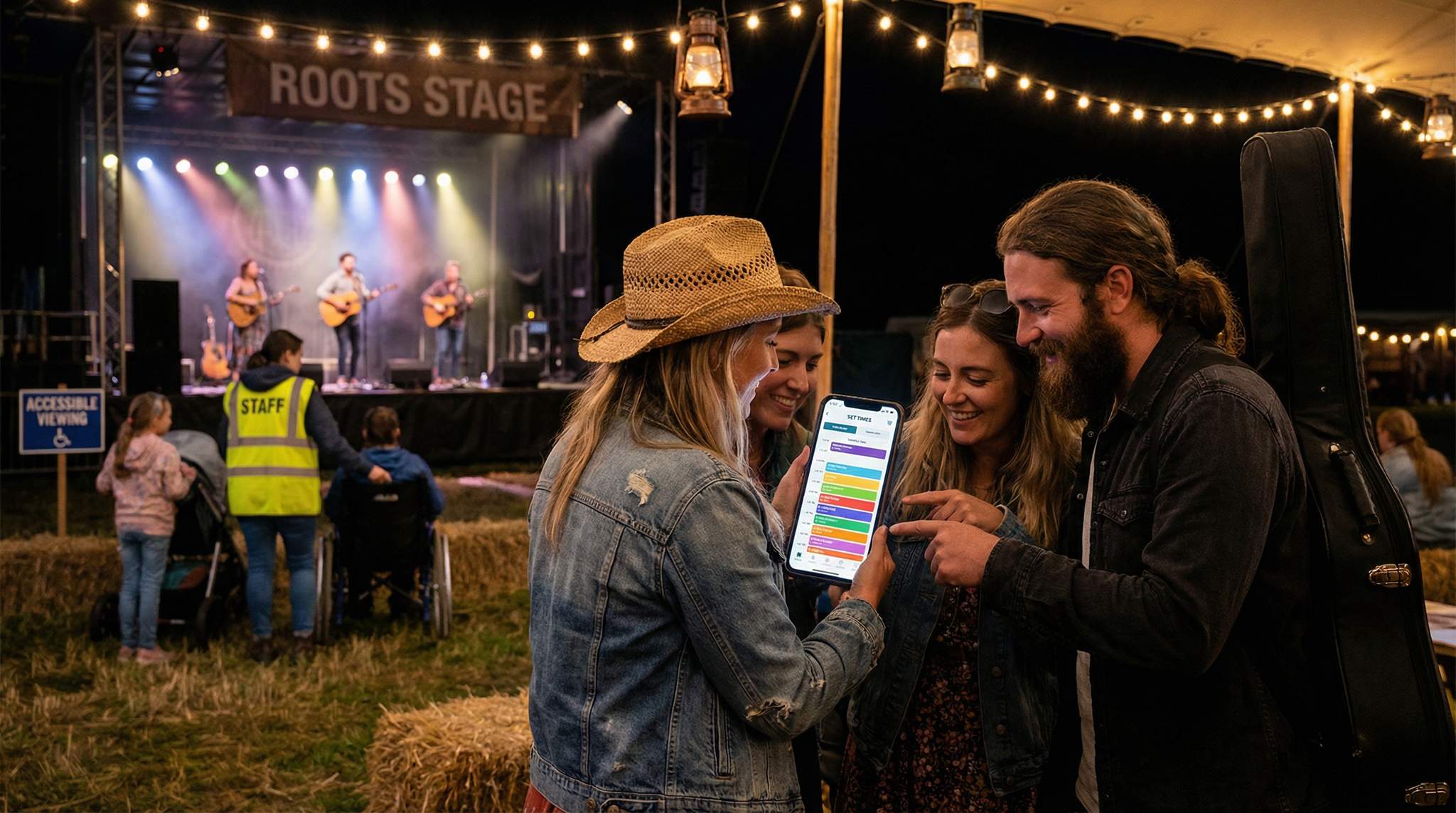 Festival App UX for Roots Music Fans: Prioritizing Set Times, Safety & Inclusive Design