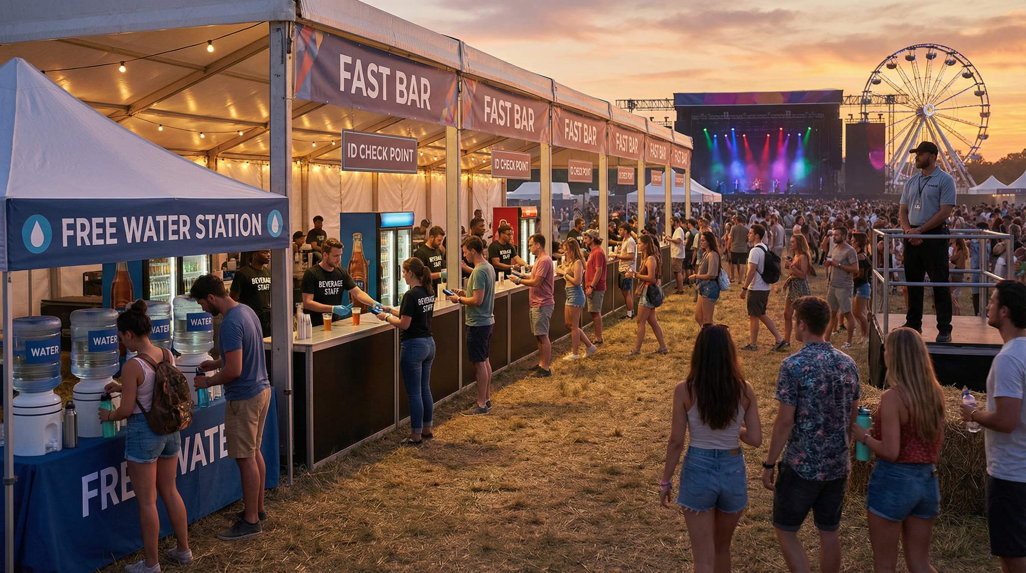 Festival Beverage Strategy: Throughput Without Trouble
