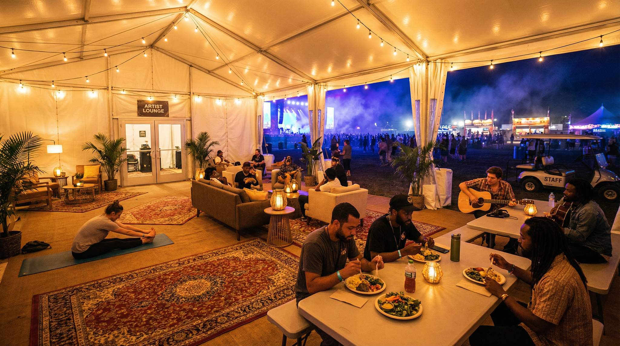 Festival Hospitality Villages That Improve Artists’ Performances