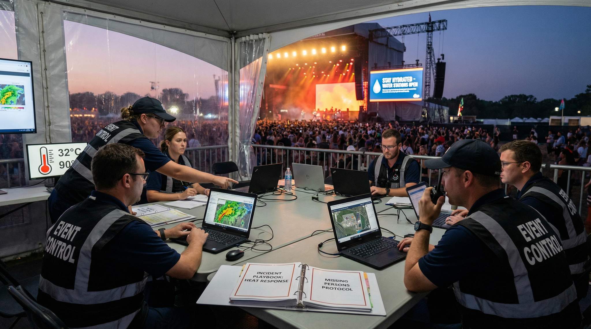 Festival Incident Playbooks: From Heat to Missing Persons