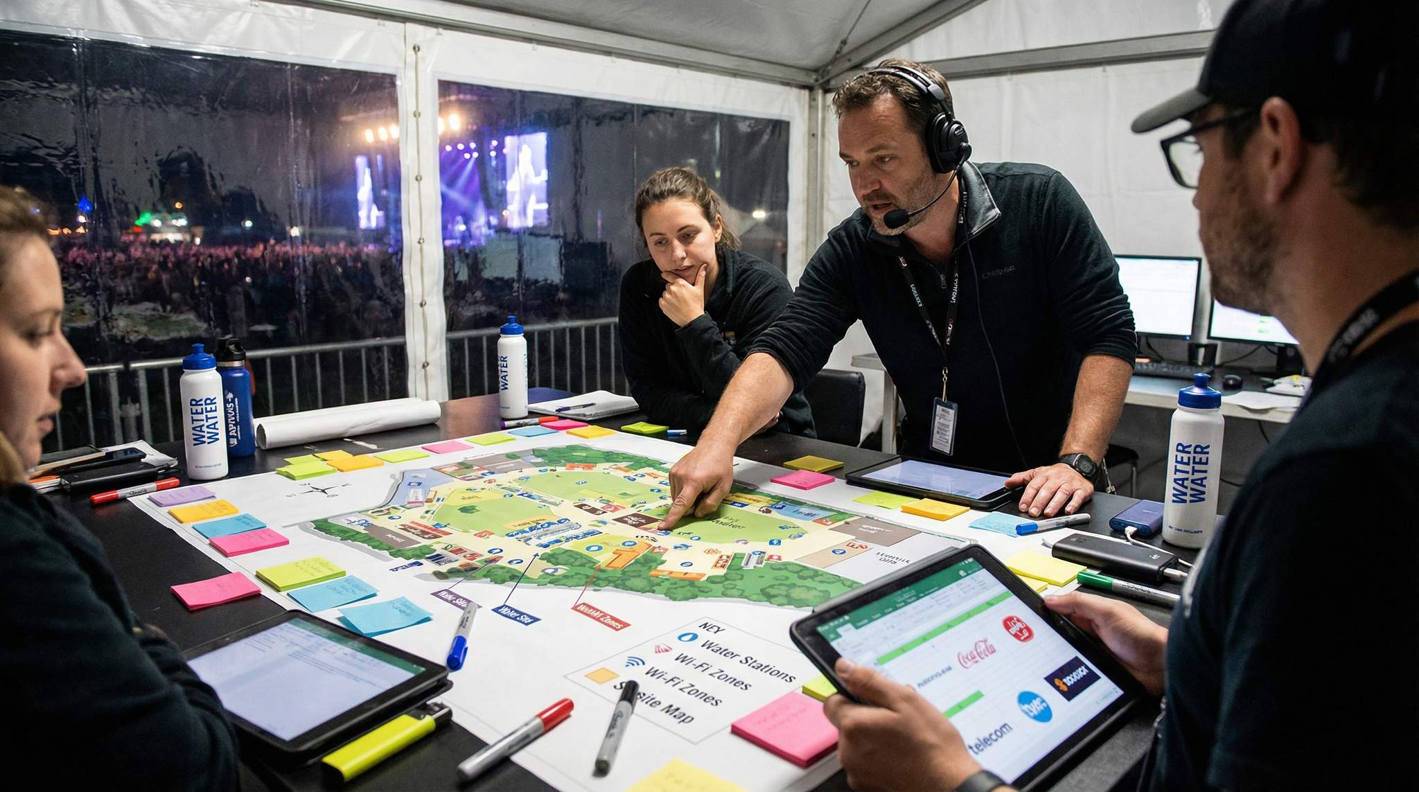 Every touchpoint – from water to Wi-Fi – can be a sponsorship goldmine at your festival.
