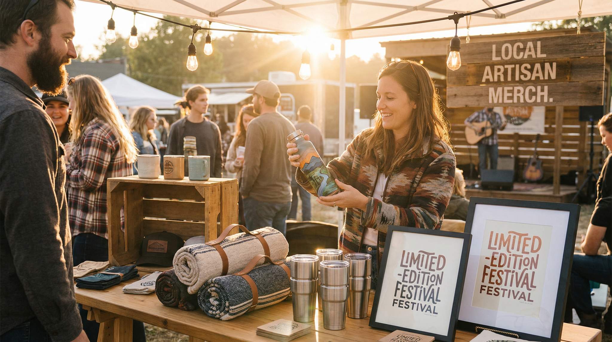 Make festival merch a lasting memory, not clutter.
