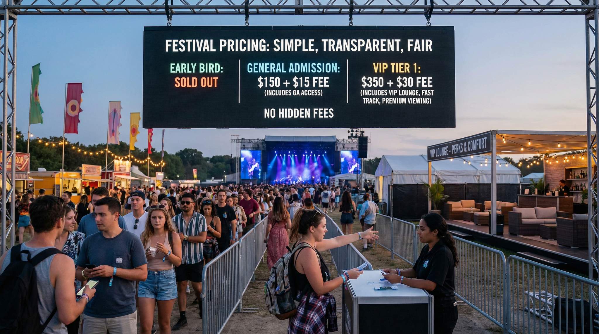 Festival Pricing, Tiers & Yield Management: Keep It Simple, Transparent & Fair