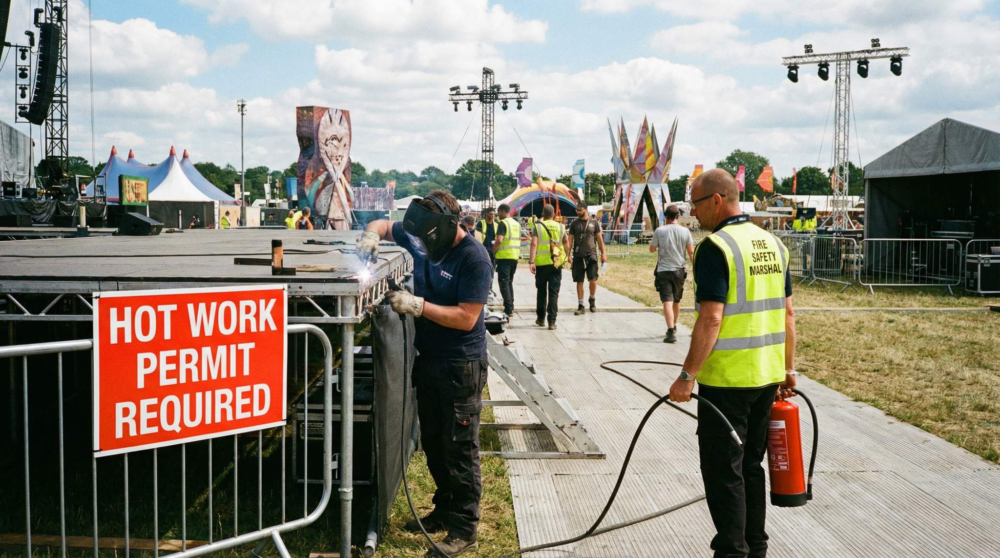 Fire, Hot Work, and HAZMAT: Festival Fire Safety in Practice