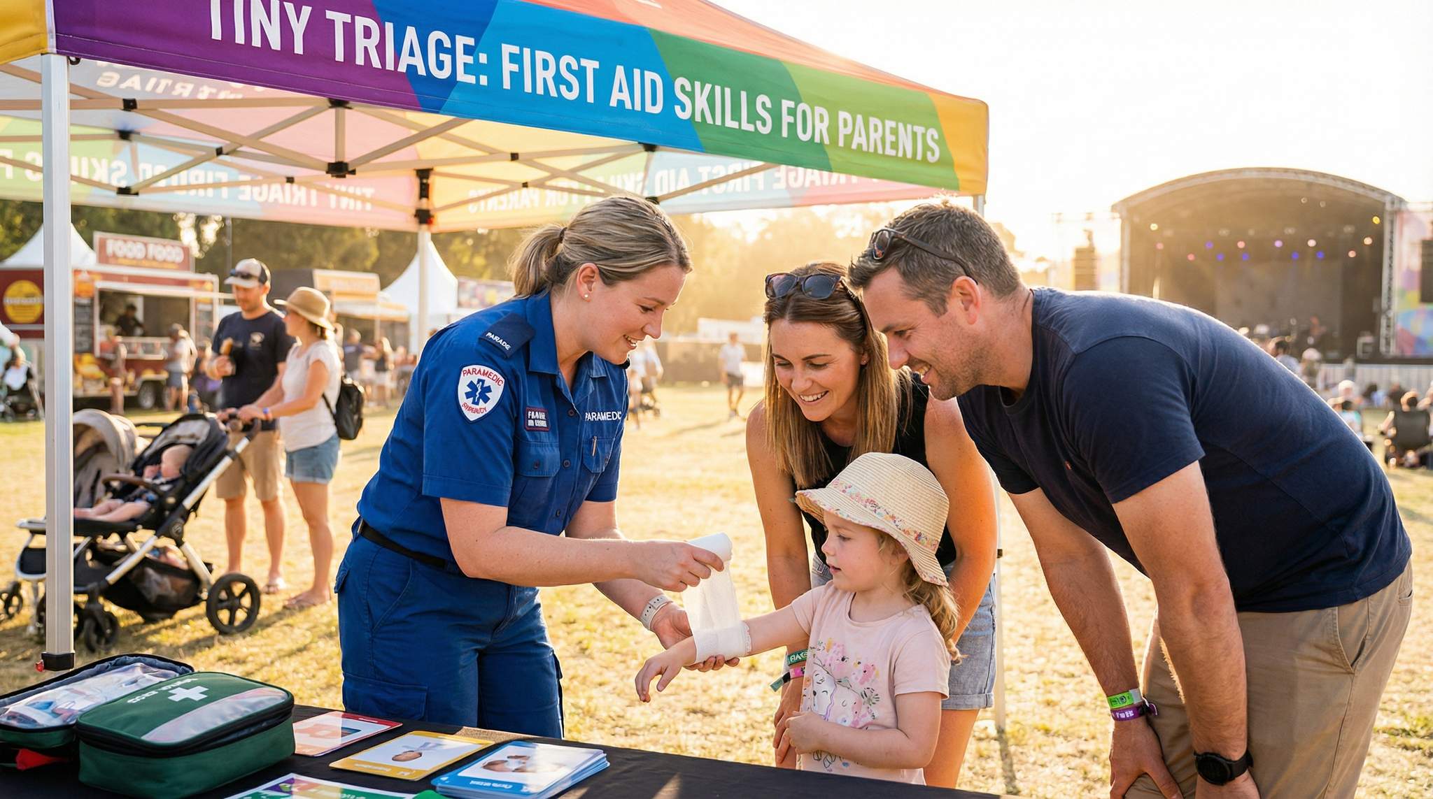 First Aid for Parents at Festivals: Tiny Triage Skills