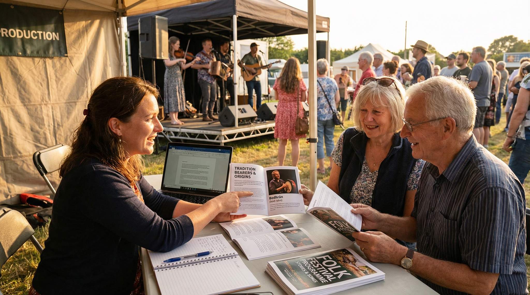 Folk Festival Programme Notes That Teach Without Preaching