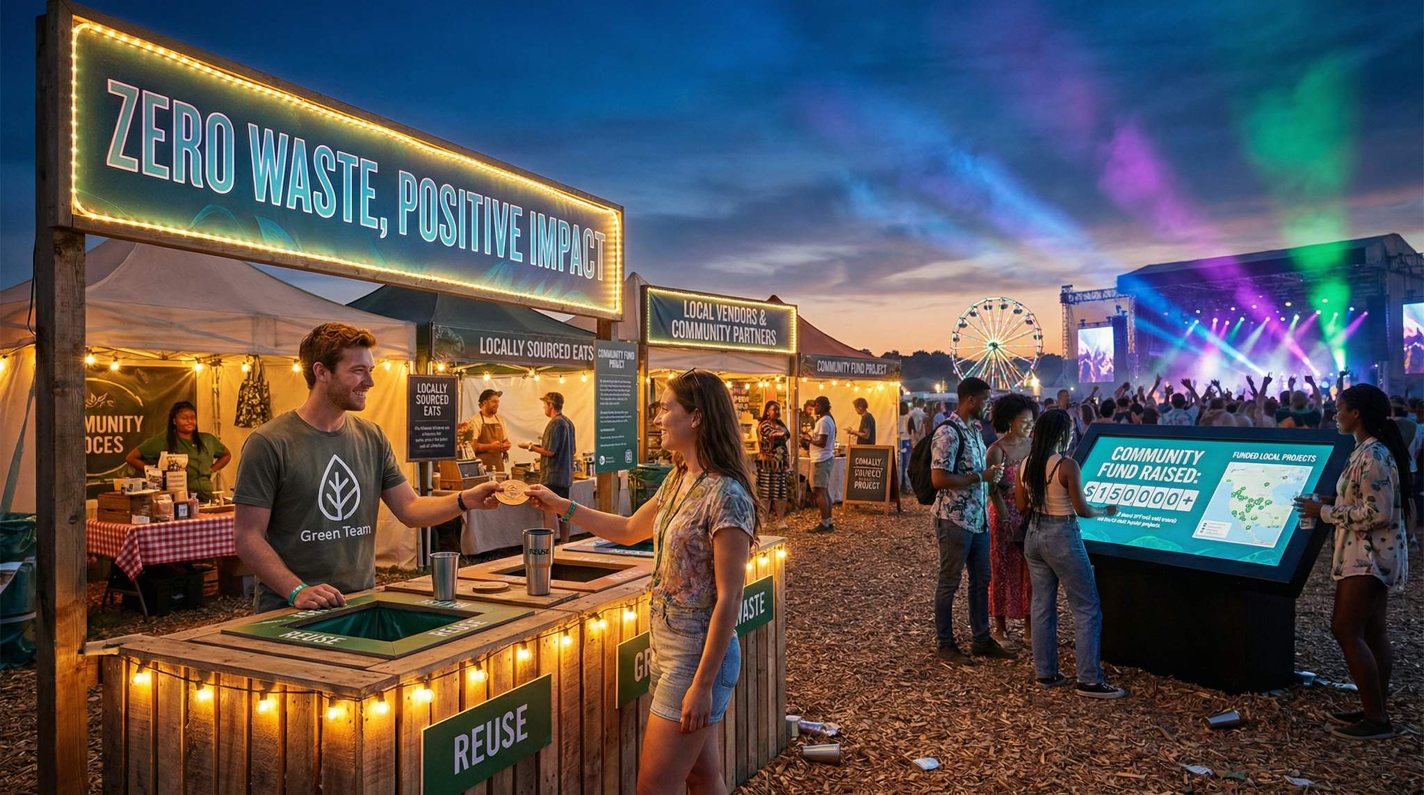 Discover how sustainable festival practices can boost local economies, win community support, and make your event a force for good.
