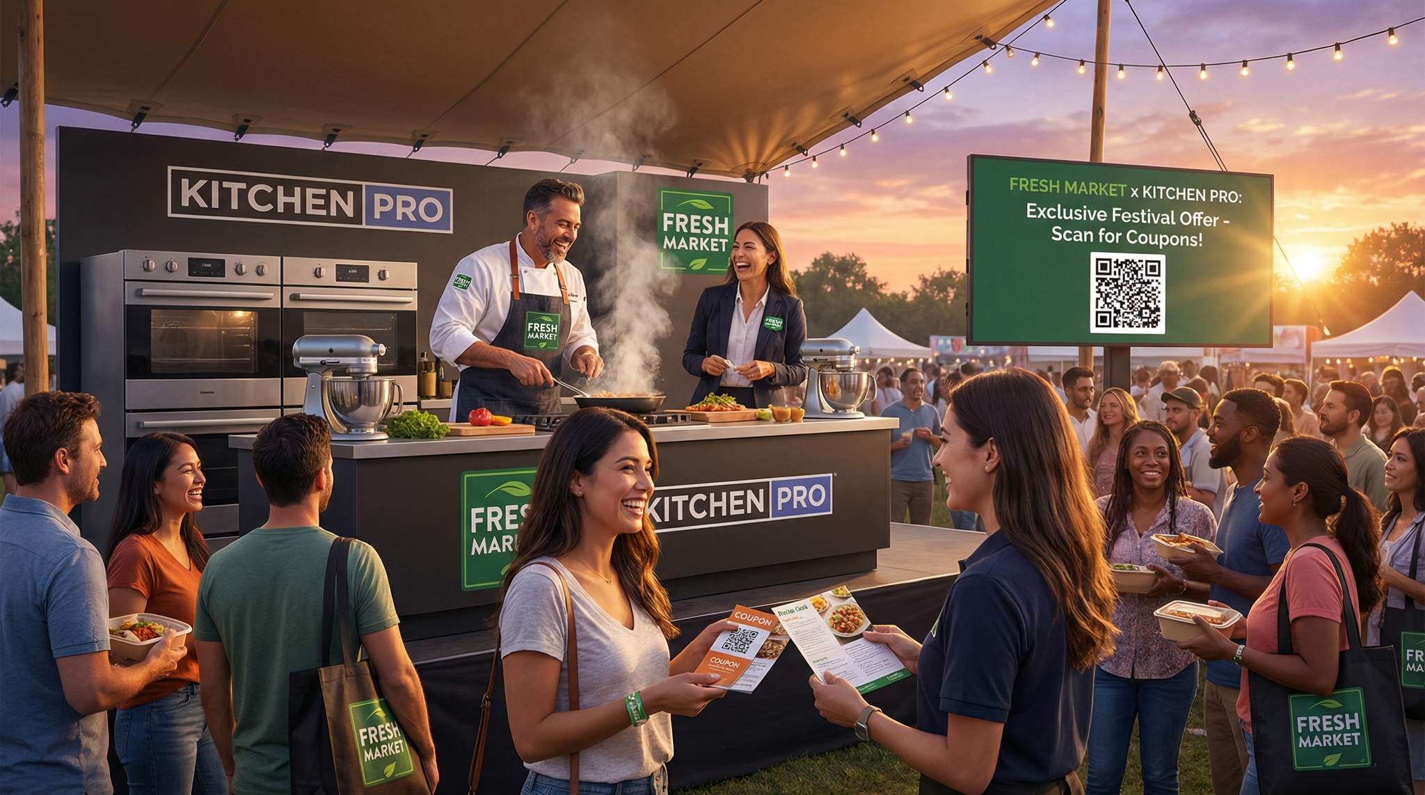 Grocery and Appliance Retail Partnerships: Co-Creating Demos and Coupons to Boost Food Festival Reach and Utility