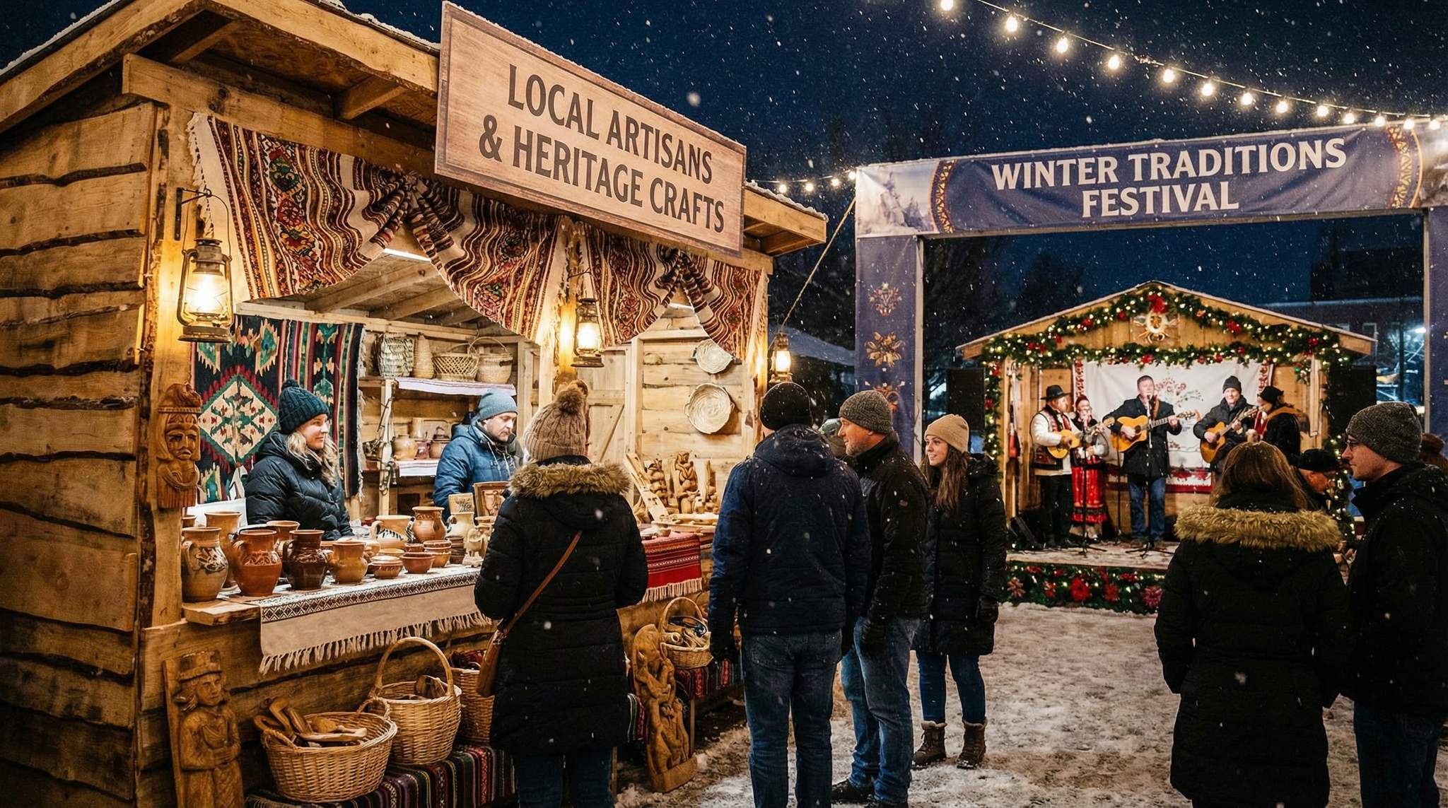 Integrating Local Traditions in Winter Festivals and Holiday Markets