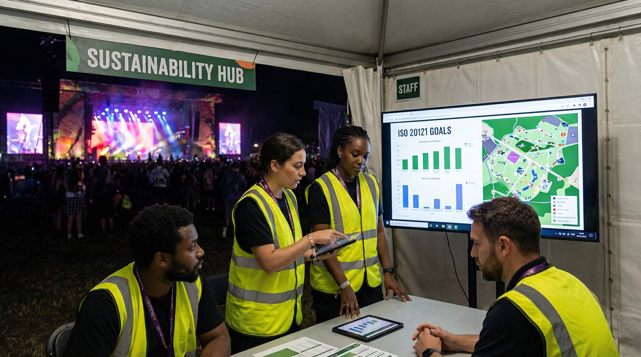 ISO 20121 at Scale: Governance for Sustainability in Large-Scale Festivals