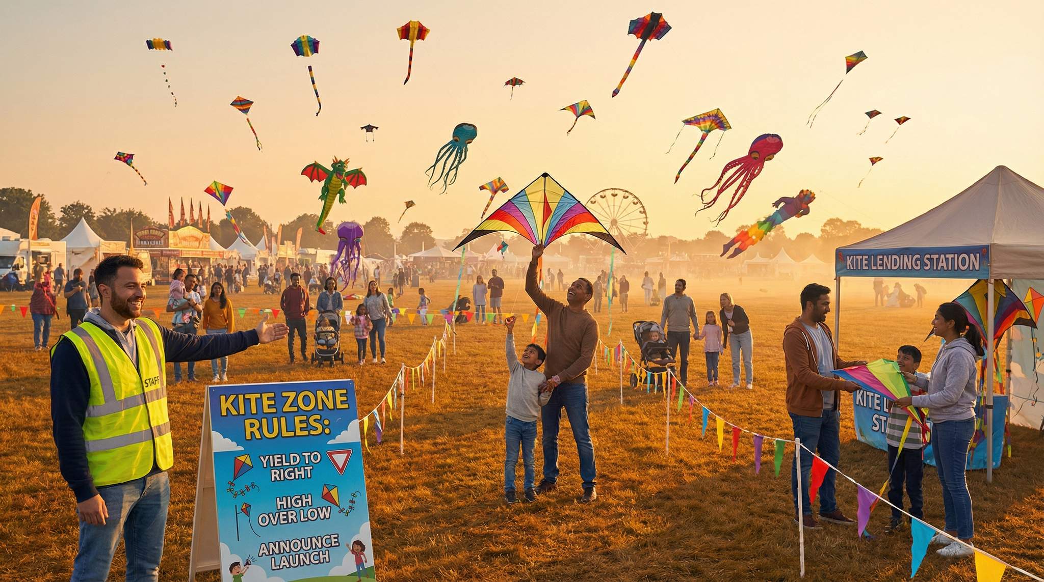 Kite Fields and Wind Etiquette: Safe Sky Play at Family-Friendly Festivals
