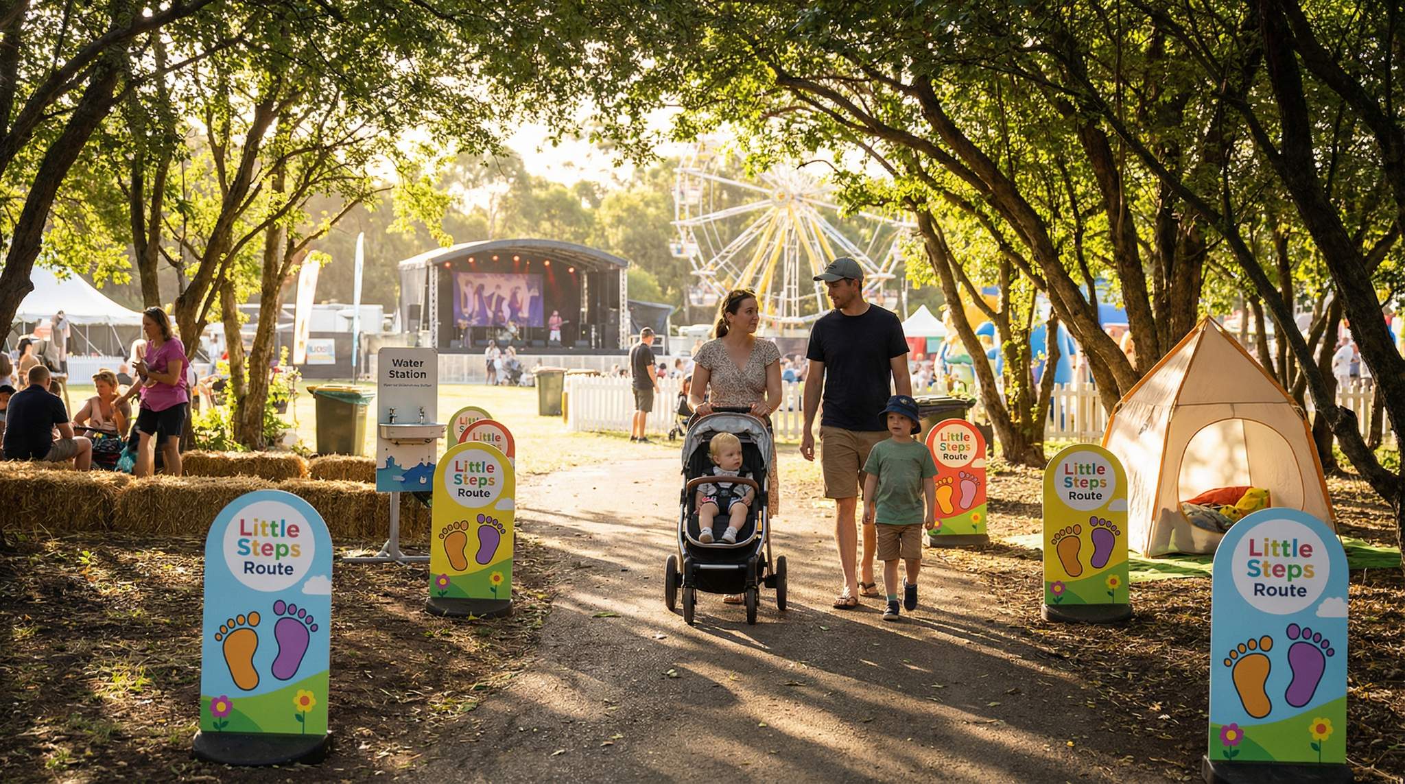 Little Steps Mobility Routes: Making Family Festivals Easy to Explore