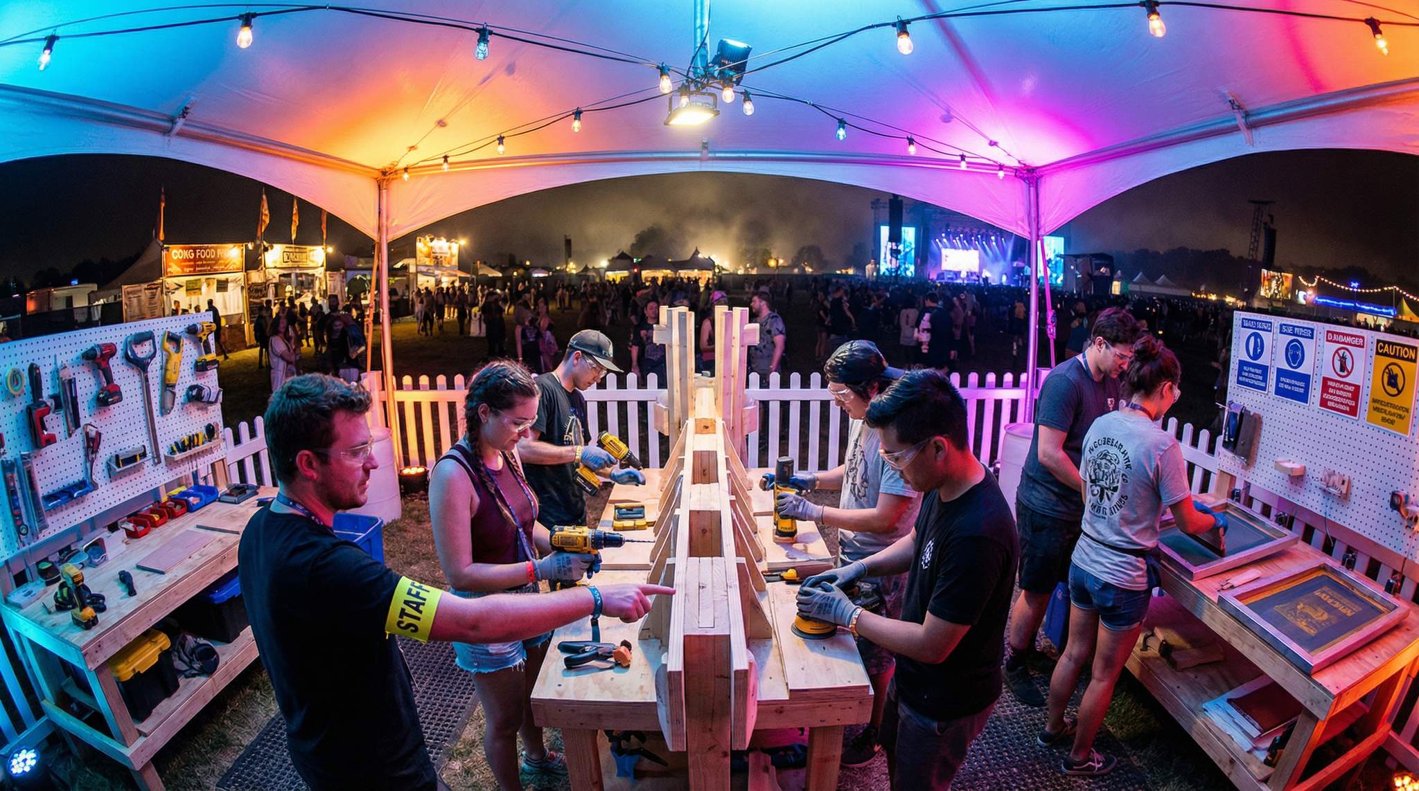 Maker Labs and Open Studios at Festivals: Turning Spectators into Participants