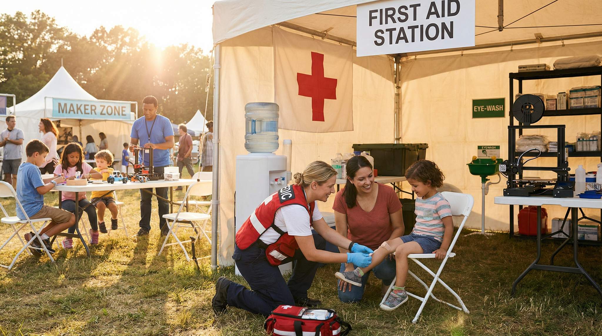 Medical Plans for Family-Friendly and Maker Festivals