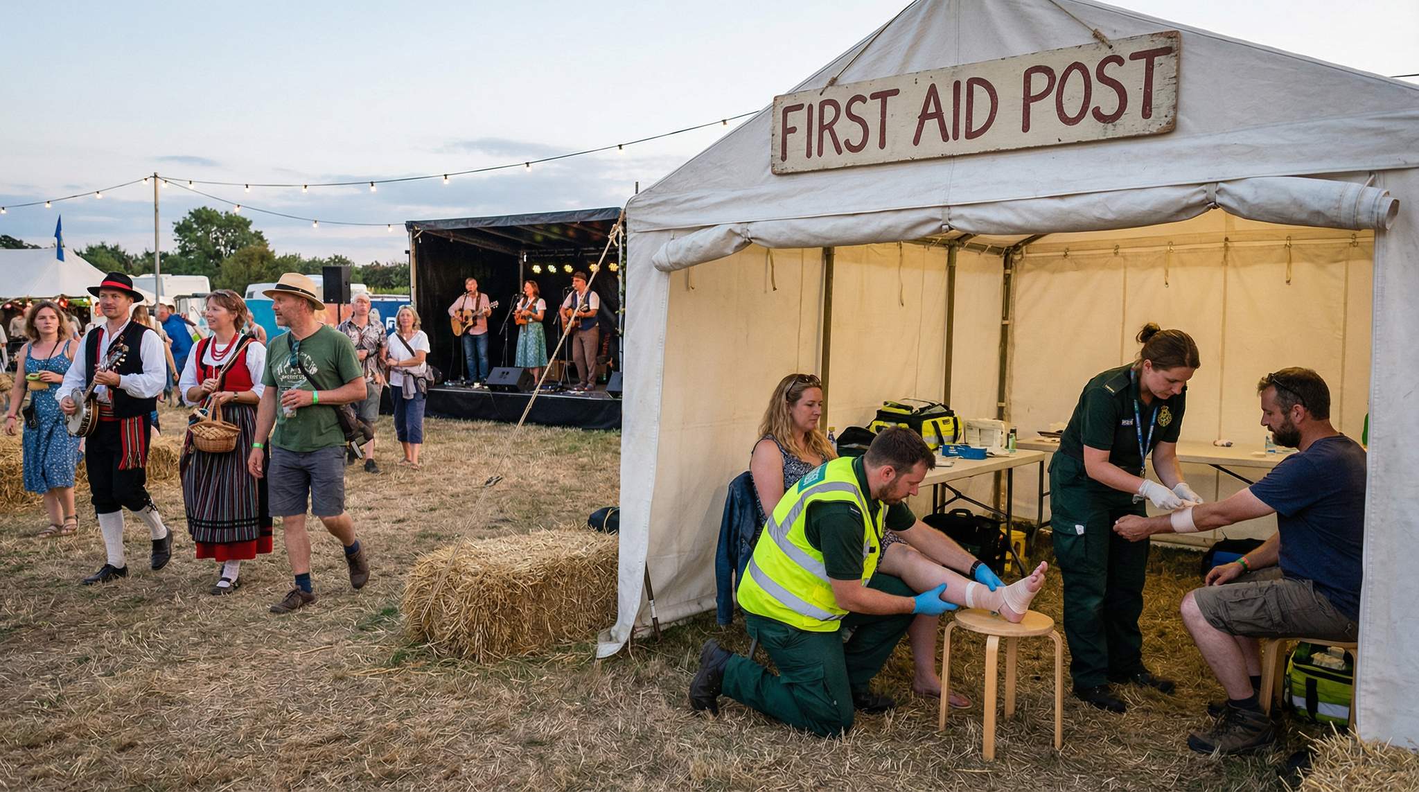 Medical Plans for Folk Festival Risks: Splinters to Sprains