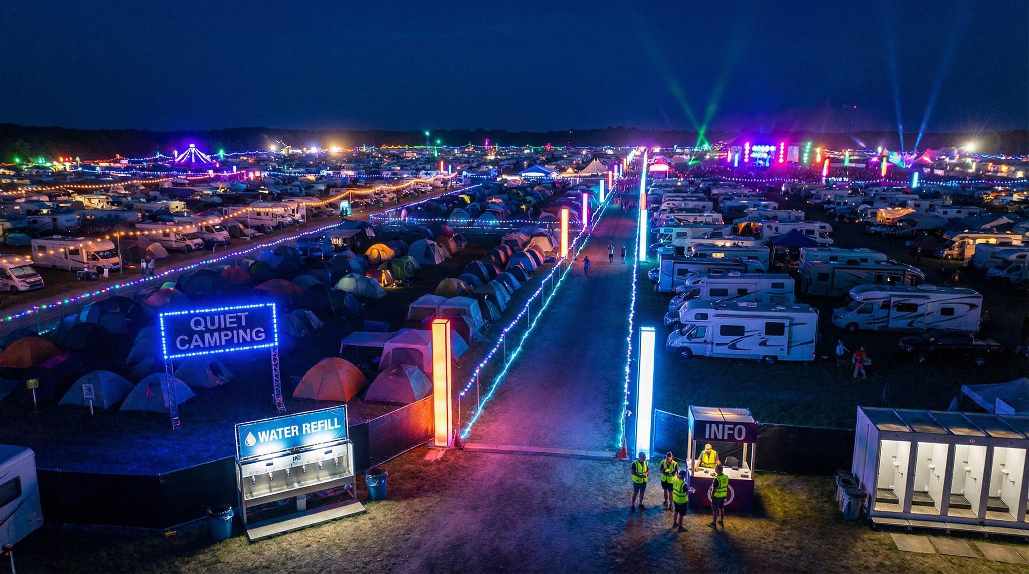 Megacamps: Town-Planning for Festival Tents and RVs