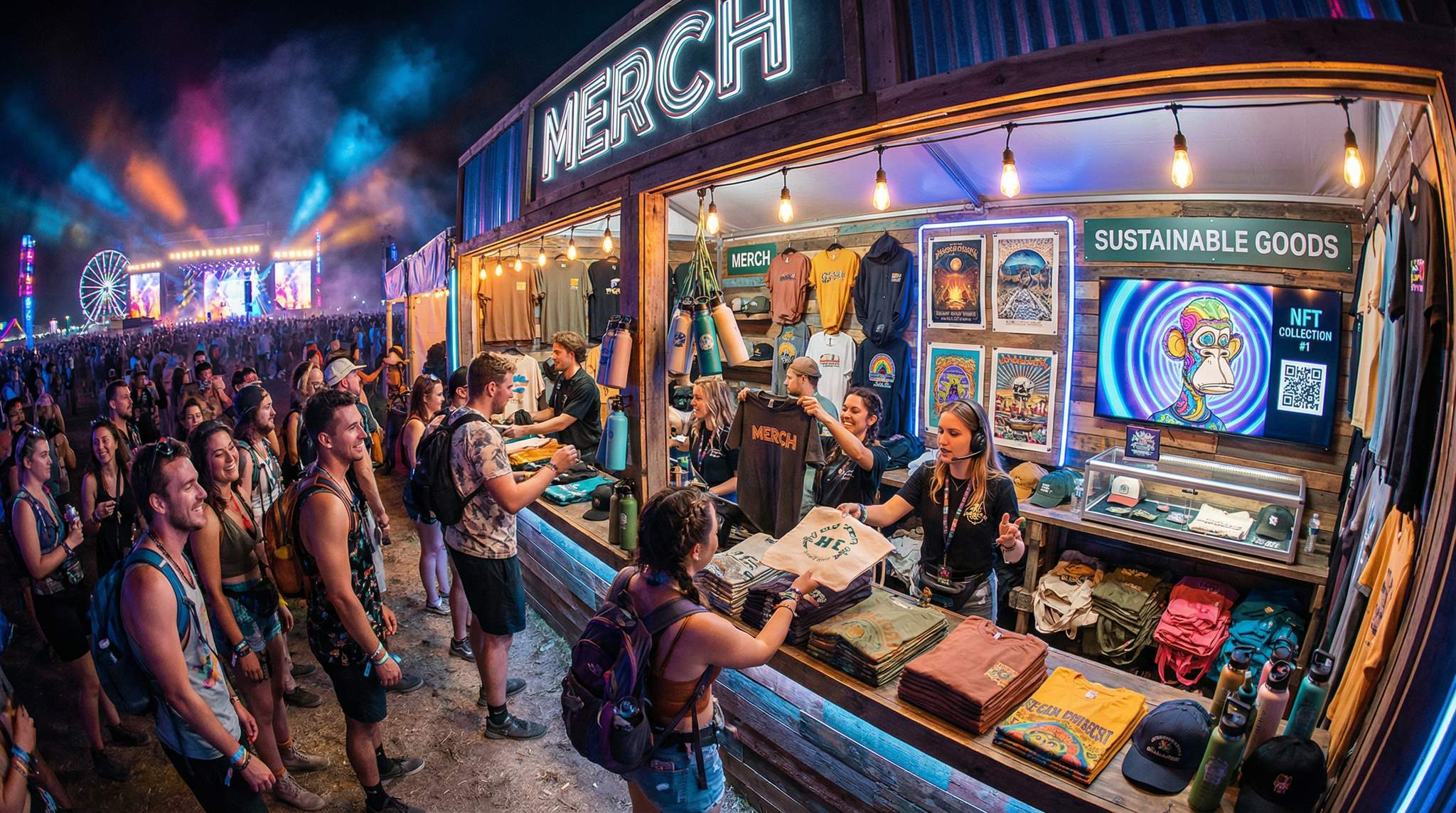 Turn festival merch into a profit machine.
