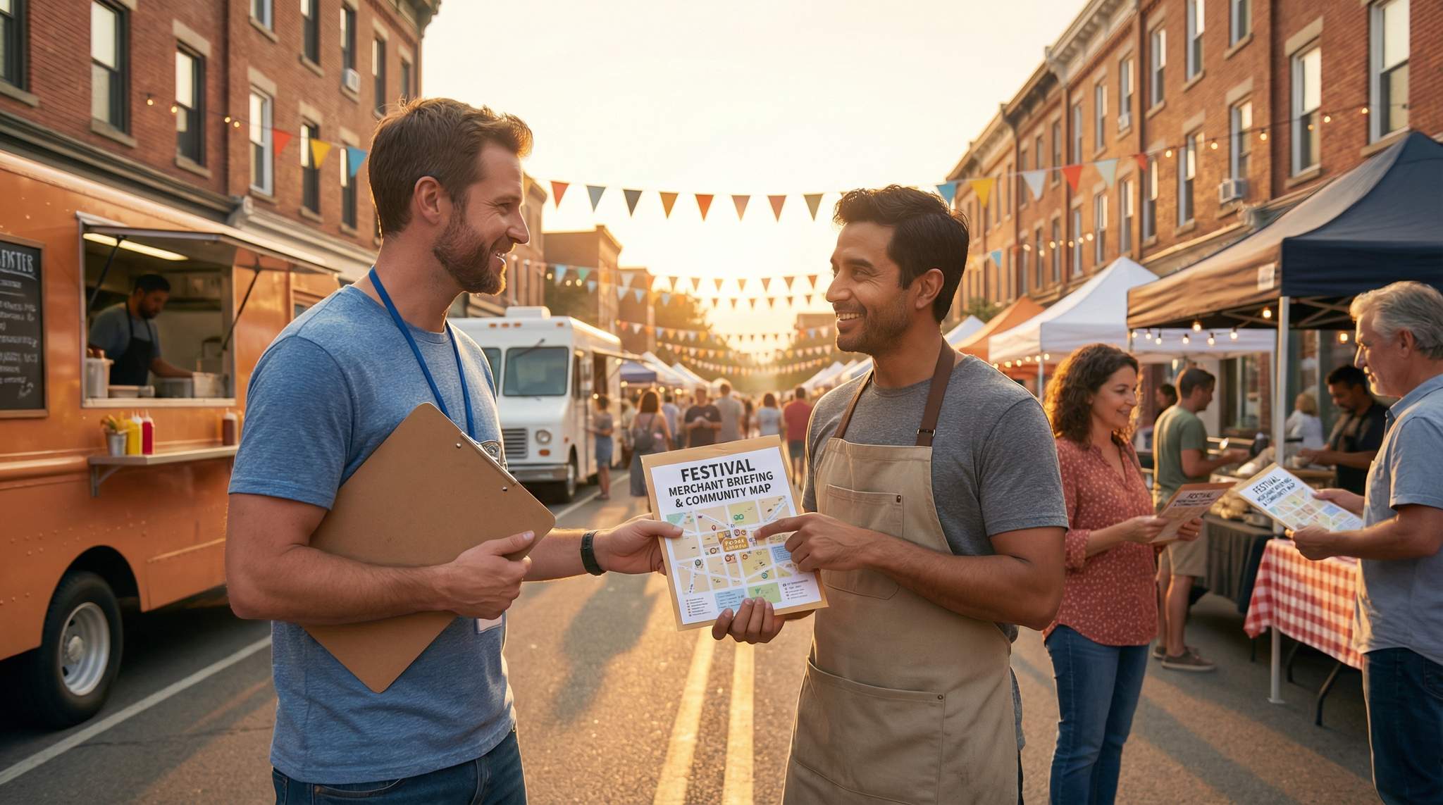 Neighborhood Mailers & Merchant Briefings: Building Goodwill Around Your Food Festival Site