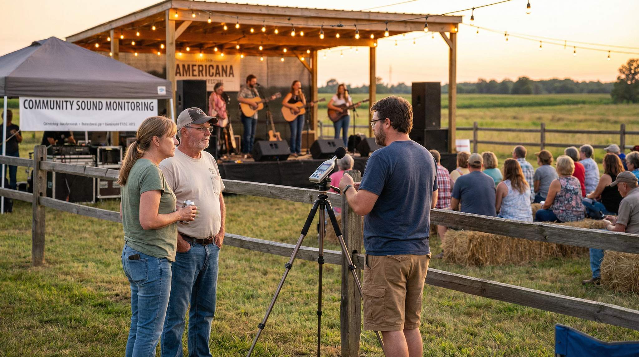 Noise Diplomacy for Acoustic Music Festivals