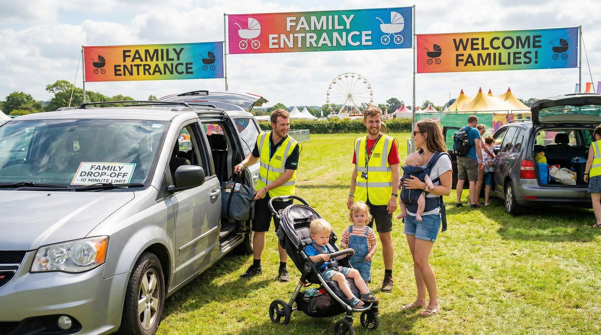 Park-and-Ride Family Bays: Ensuring a Smooth Festival Arrival for Families