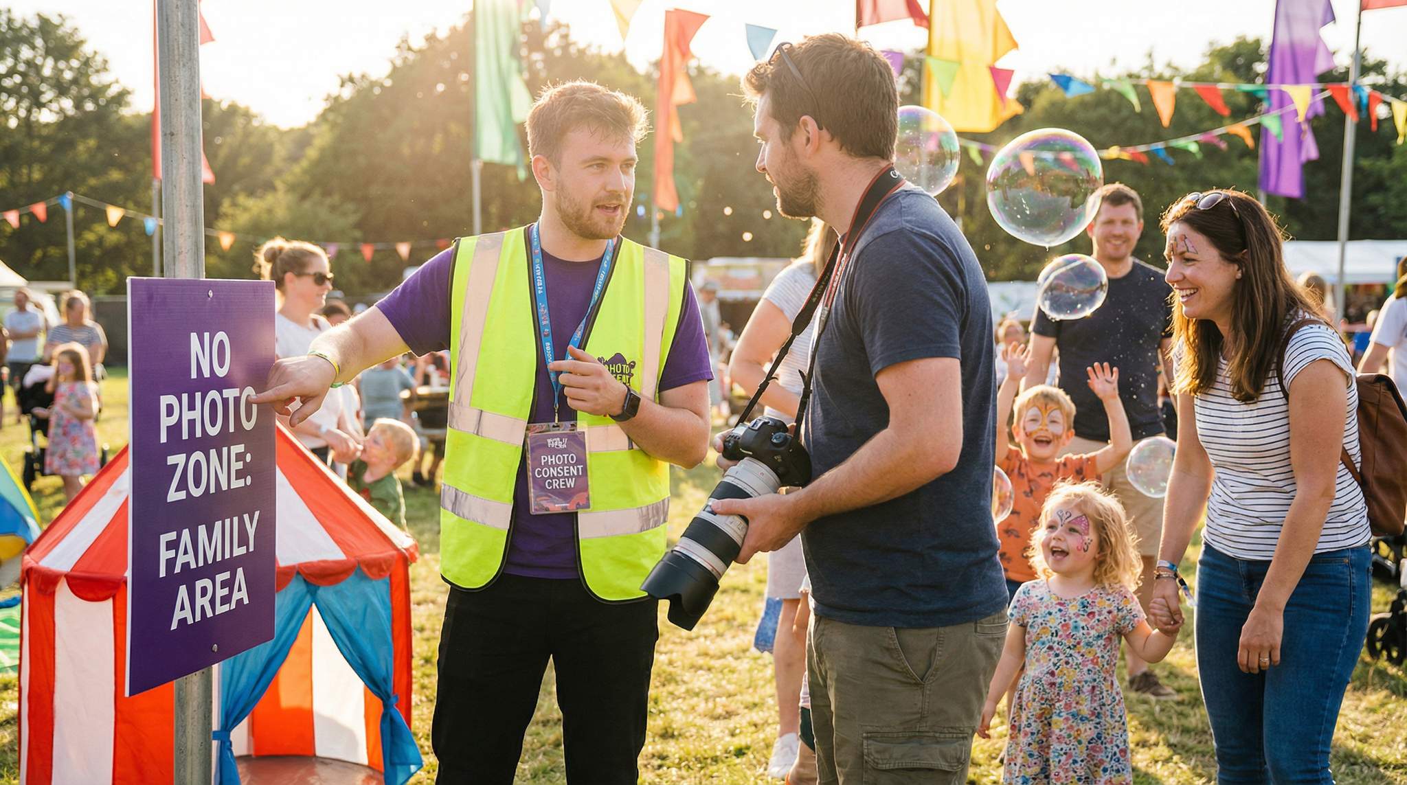 Photography and Minors at Festivals: Consent Without Confusion