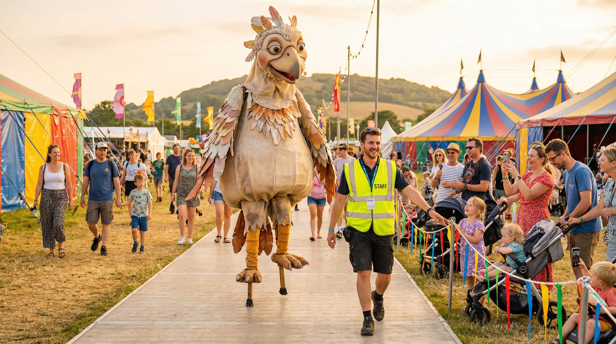 Puppetry, Circus, and Roving Performers at Family Festivals &mdash; Without Blockages