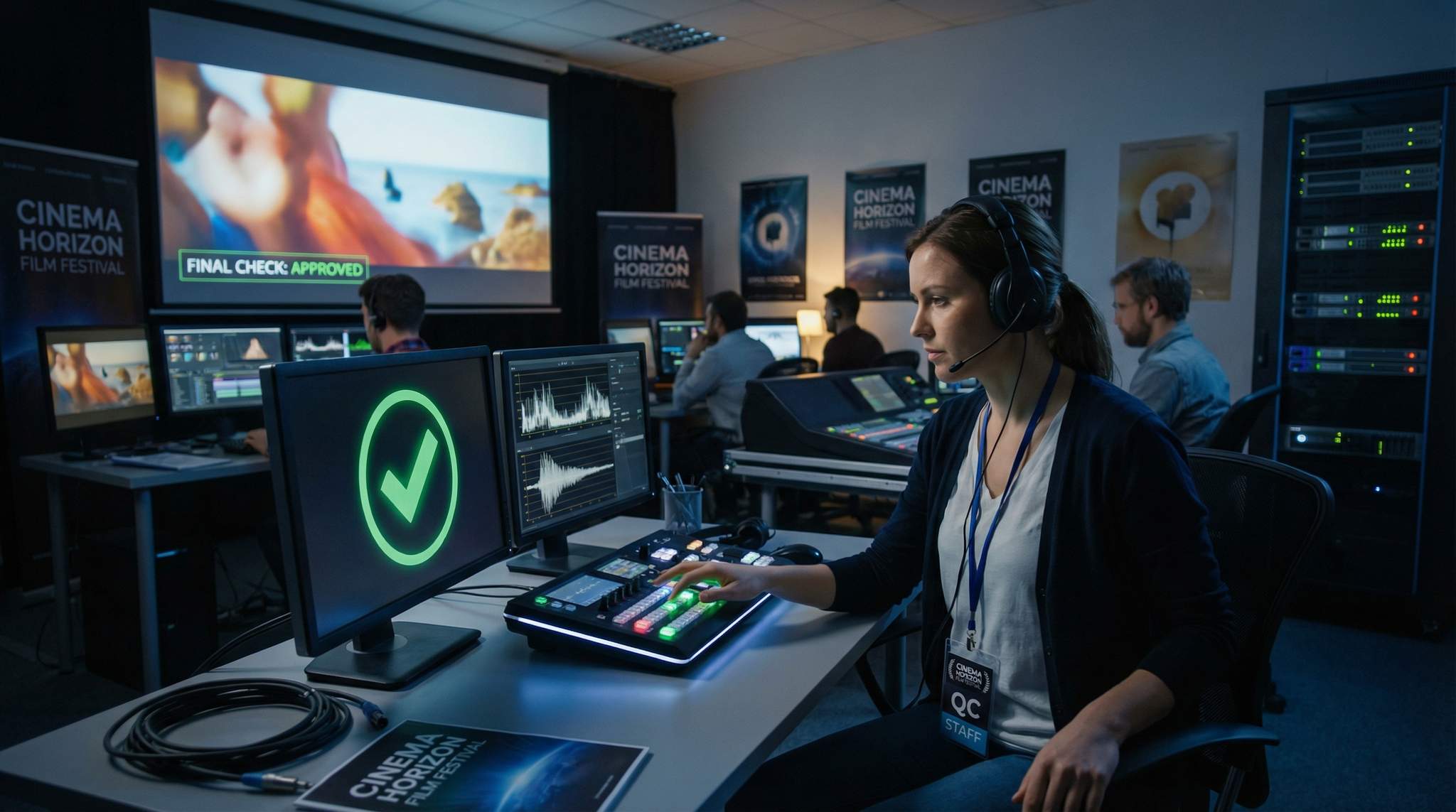 QC Stations and Sign-Off for Film Festivals: Why No Film Screens Without a Green Tick