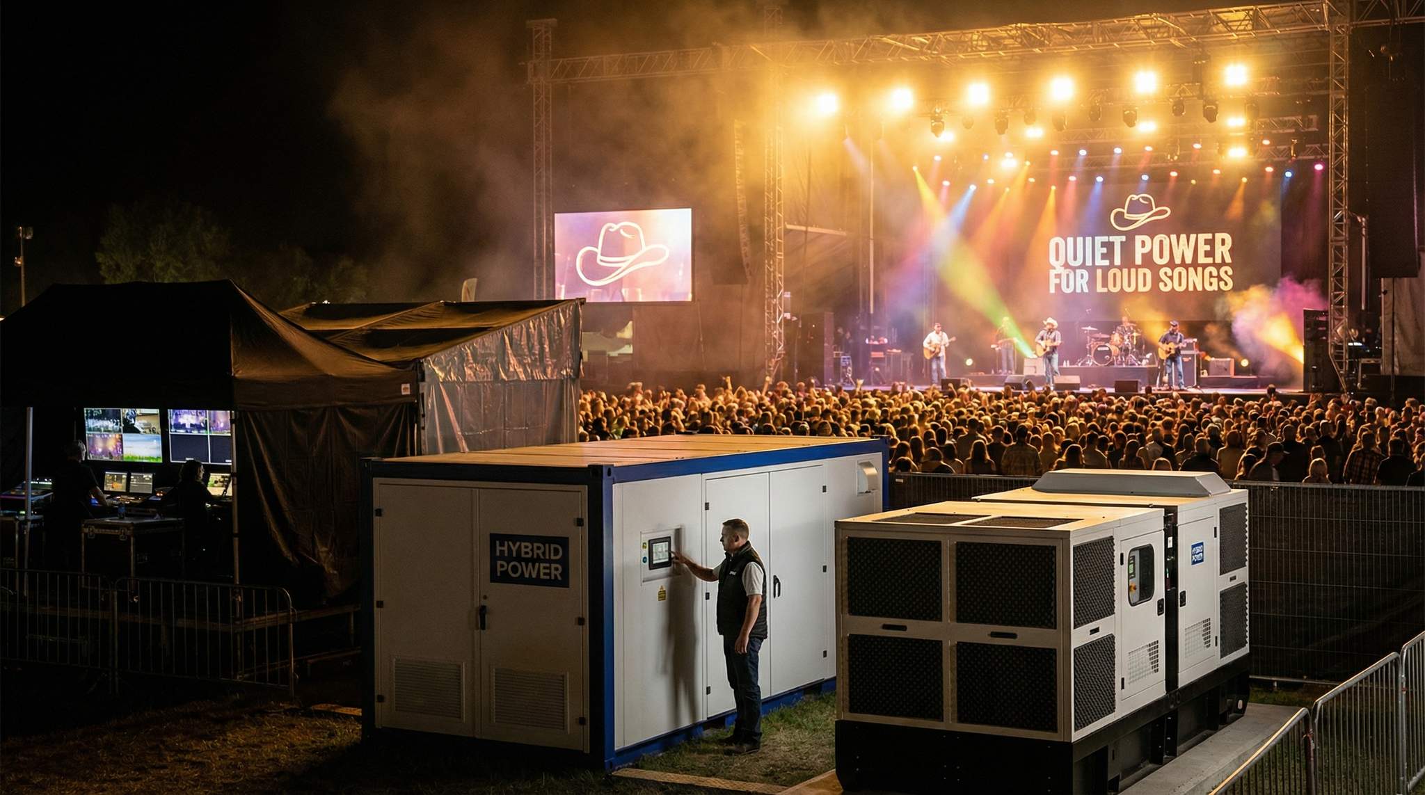 Keep the music loud and the generators quiet – see how festival producers use hybrid power and smart fuel planning to cut noise and keep neighbours happy.
