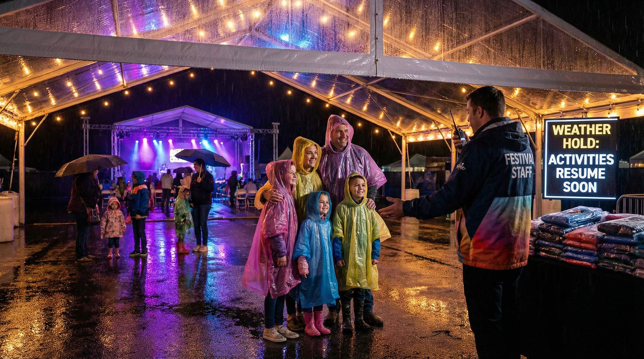Rain Plans Families Believe In &ndash; Weather Contingencies for Family Festivals