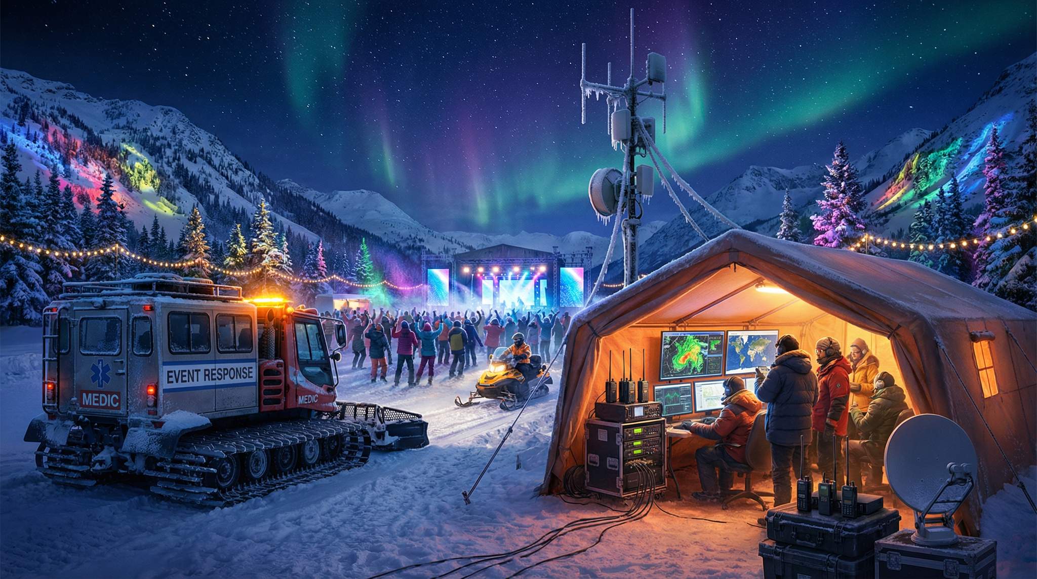 Remote Winter Festival Sites: Communications and Contingency Planning
