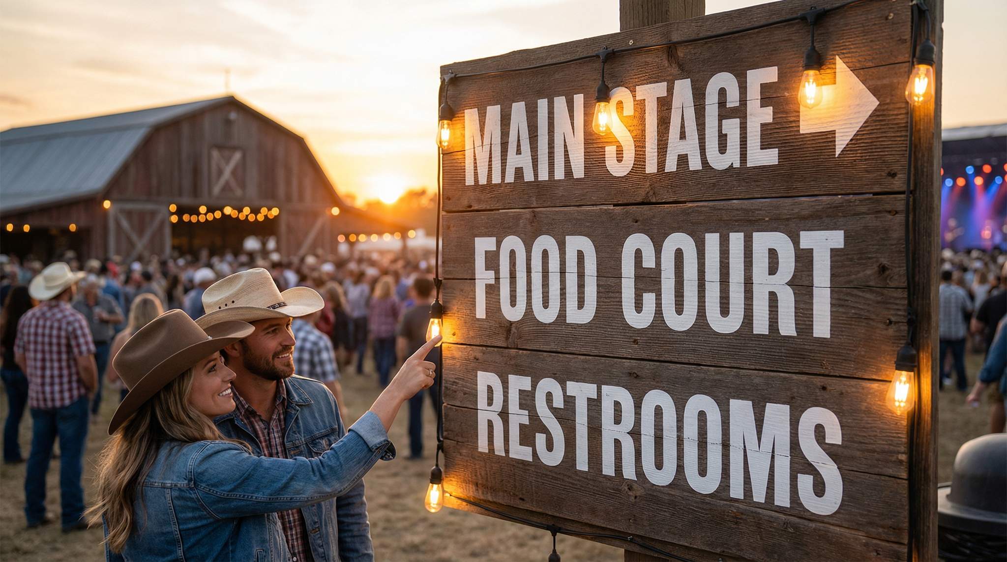 Rustic Meets Readable: Crafting a Country Festival Brand System