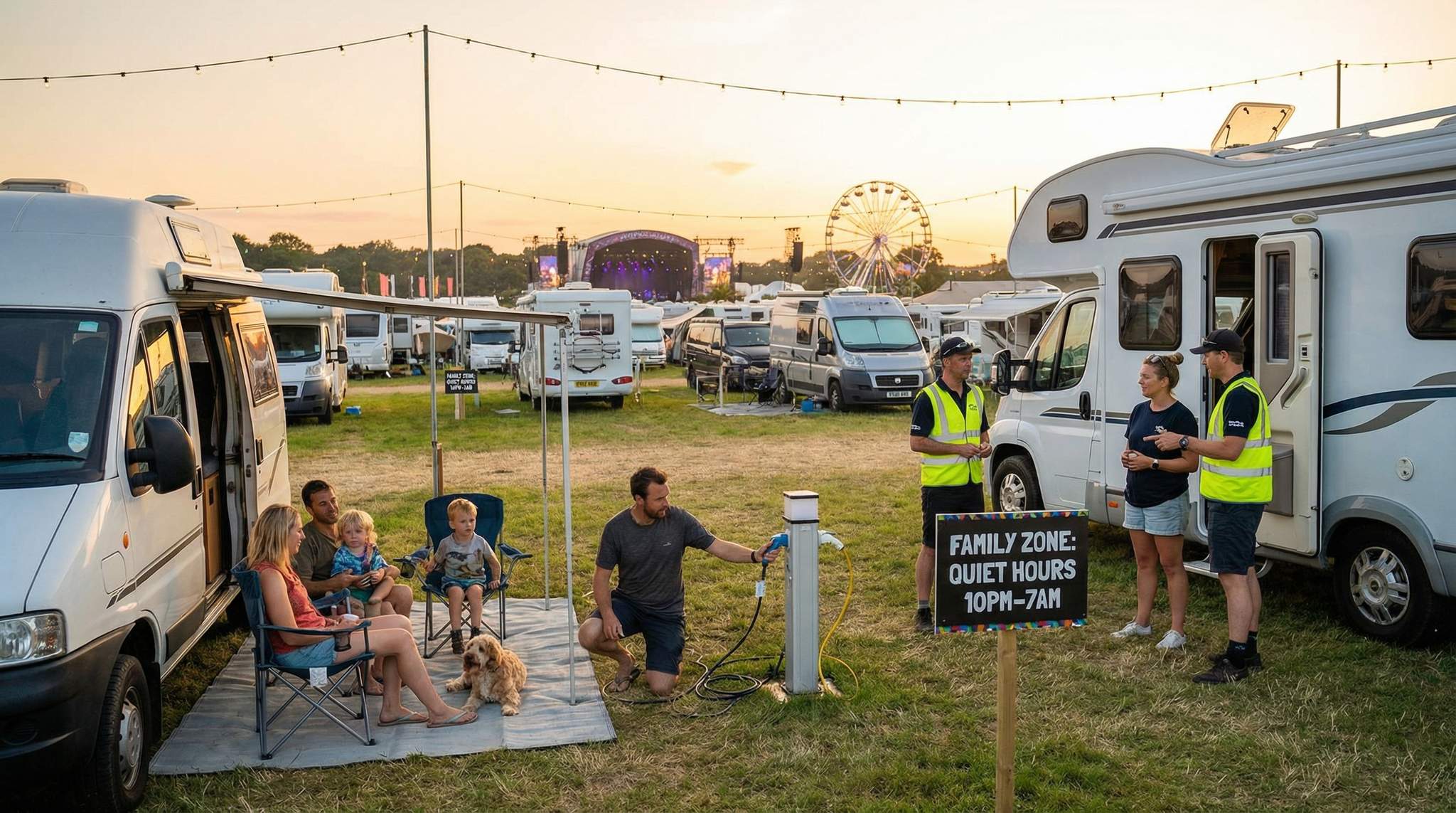 RV/Vanlife for Families at Festivals: Hookups and Rules for Harmony