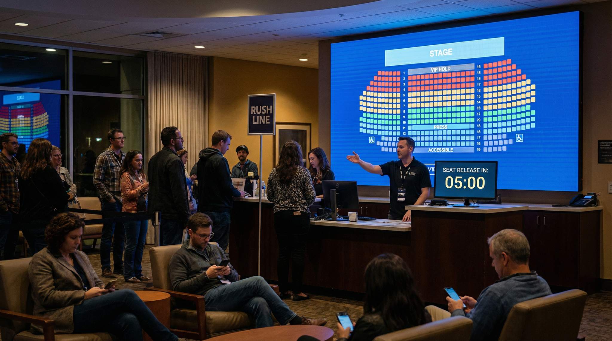 Seat Maps, Holds, and Release Protocols for Film Festivals