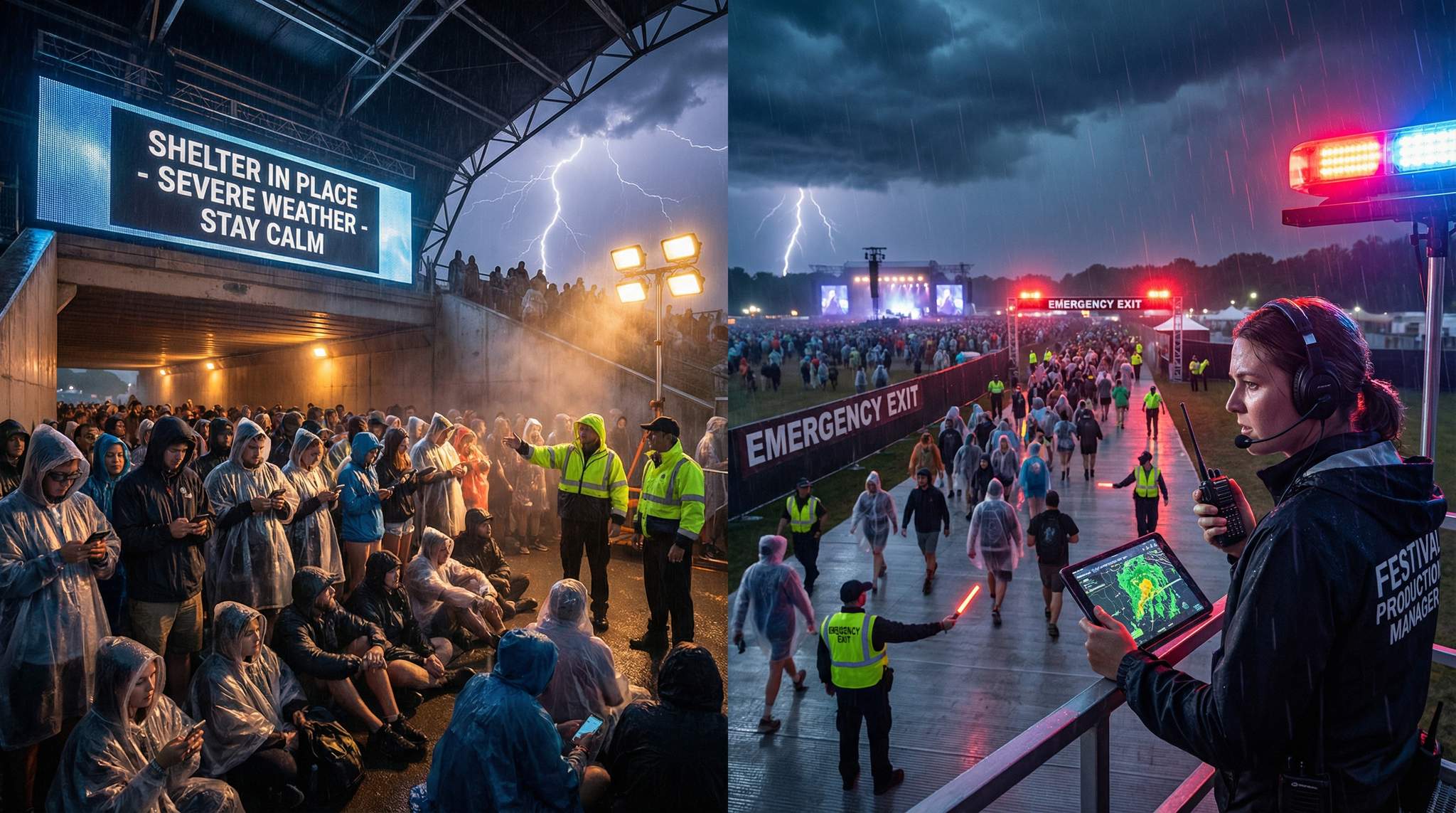 Shelter-in-Place vs Evacuation at Festivals: Choosing Under Stress