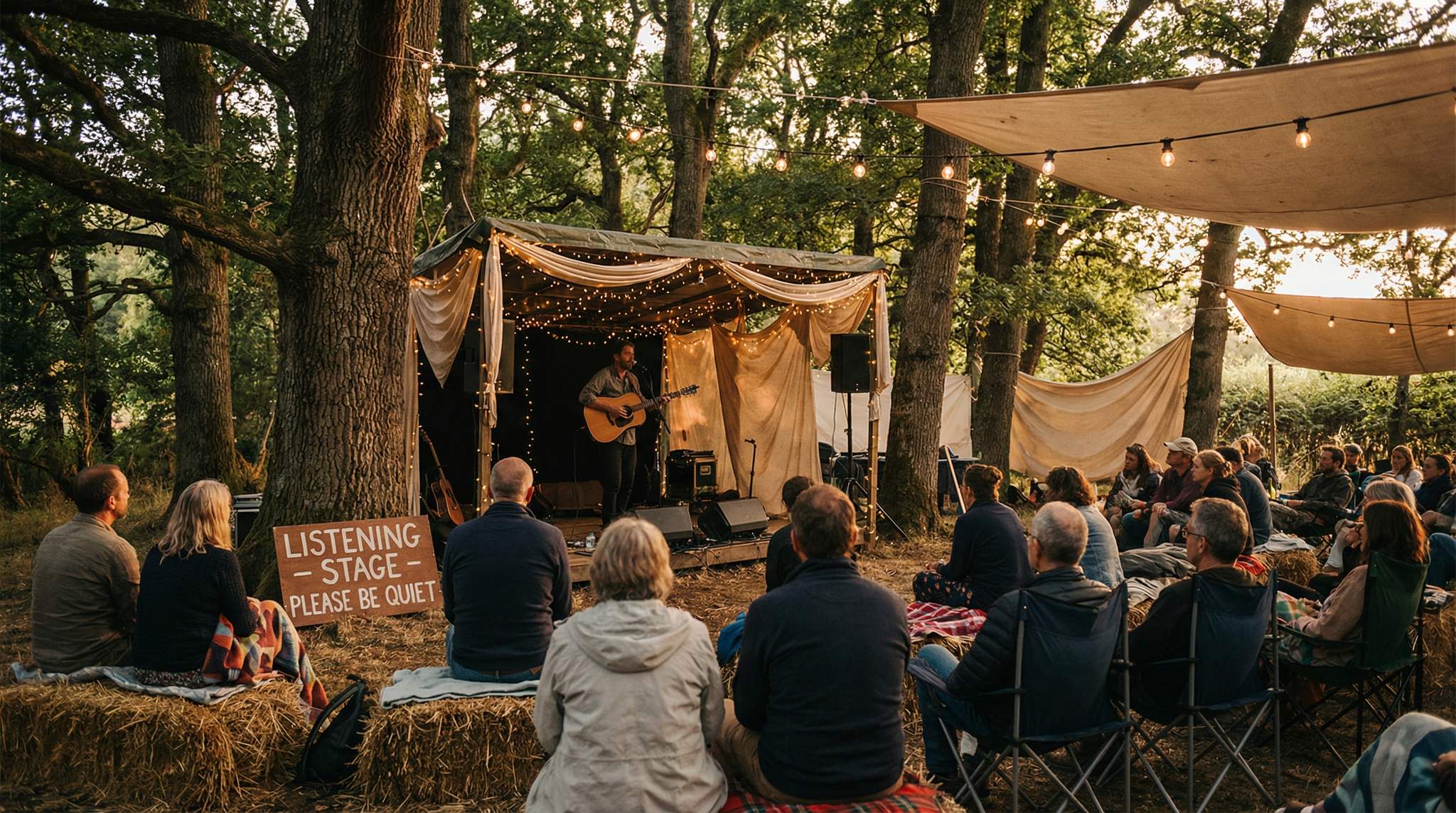 Showcase: Listening-Room Stagecraft Outdoors at Boutique Festivals