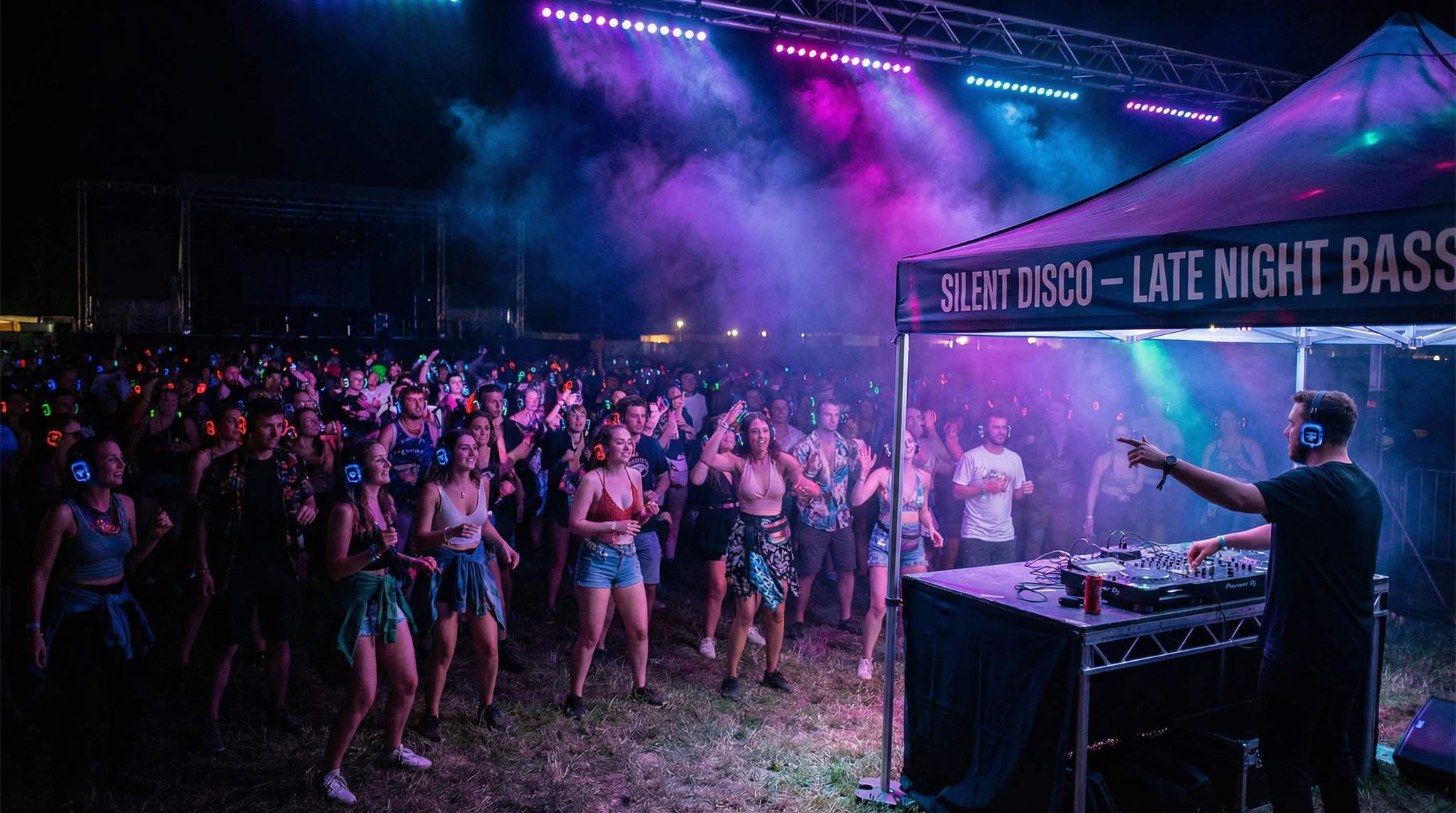 Silent Disco as Post-Curfew Bass Relief at Festivals