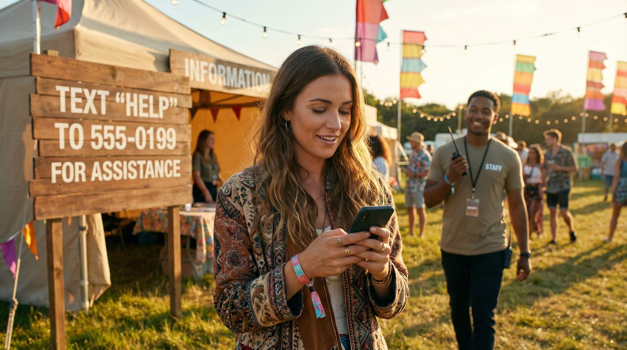 SMS Assist Desk: Text-to-Help That Solves Problems at Festivals